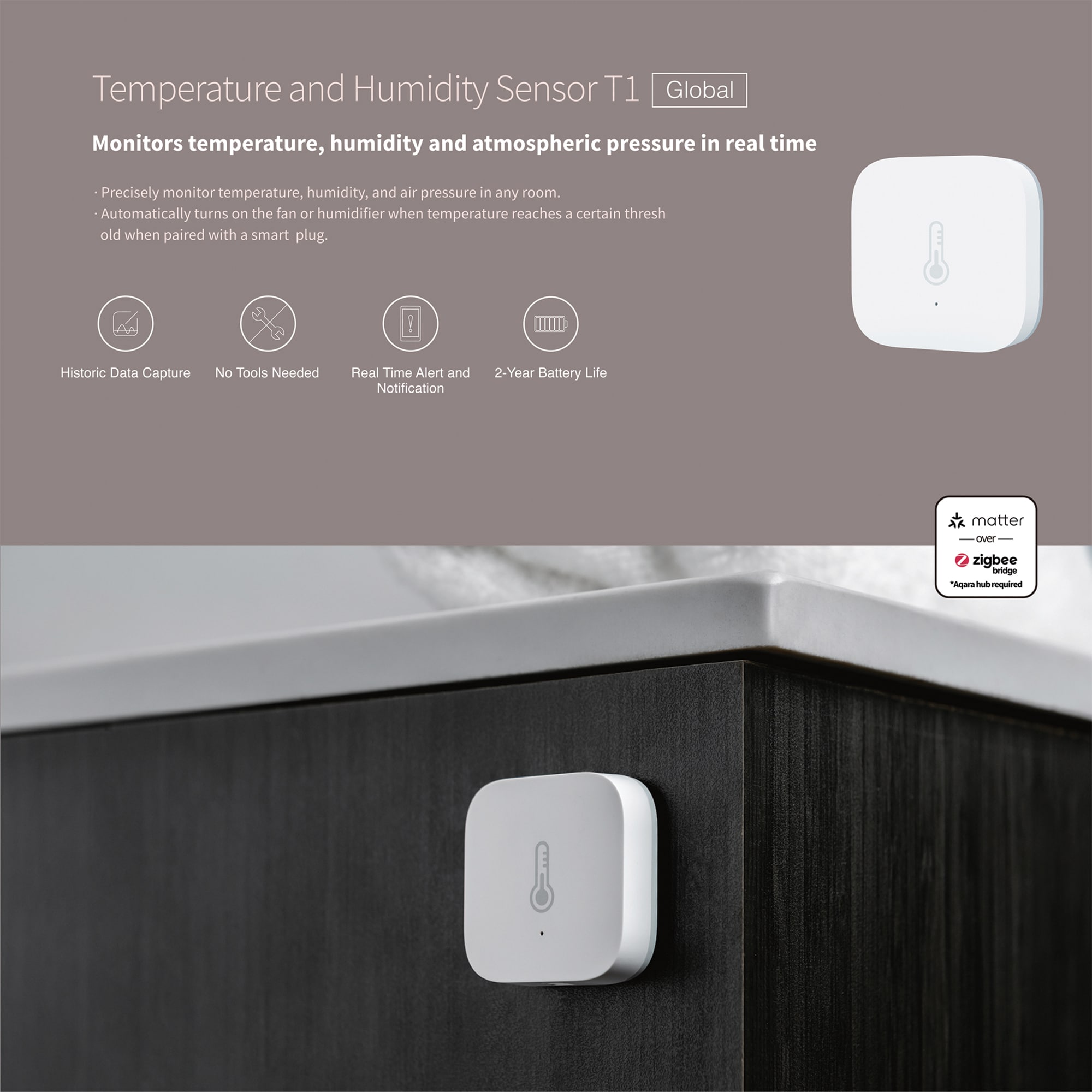 Aqara AQATHS02D Learning-Thermostats - View #3