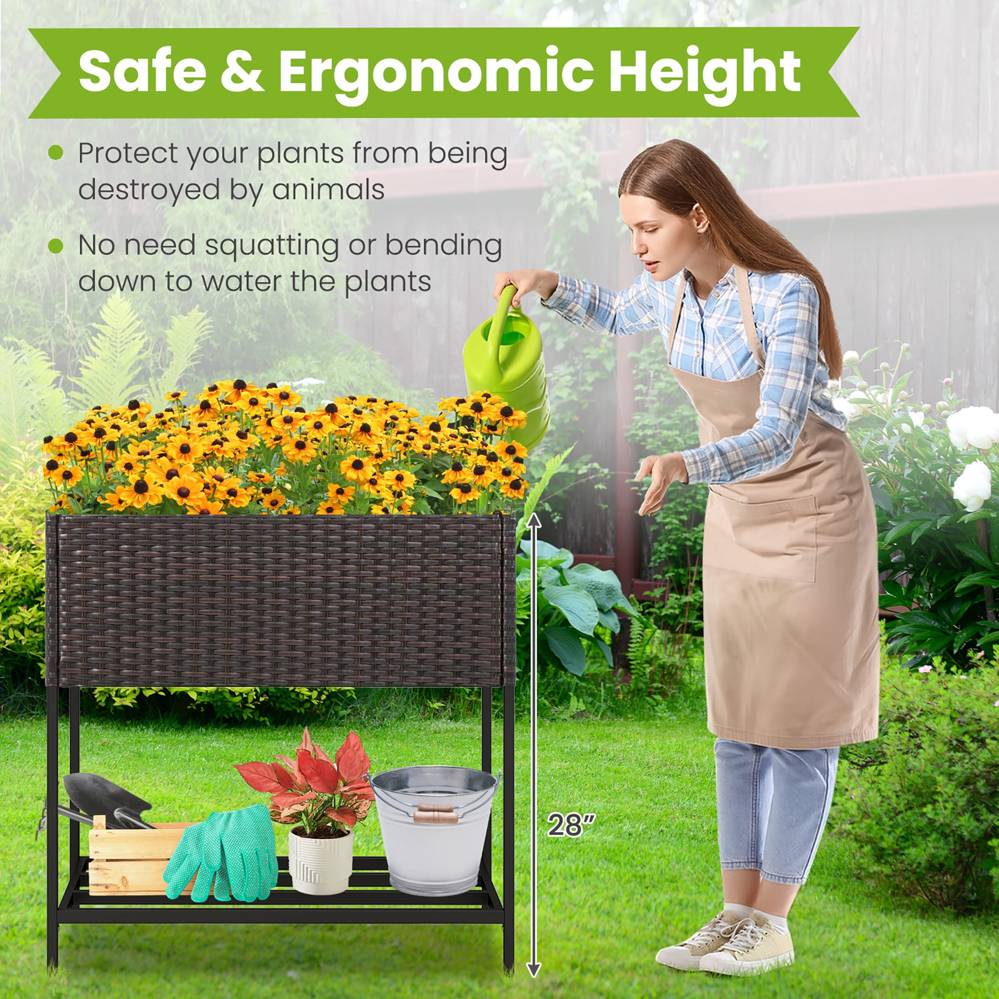 Costway CSHY006073 Raised-Garden-Beds - View #4