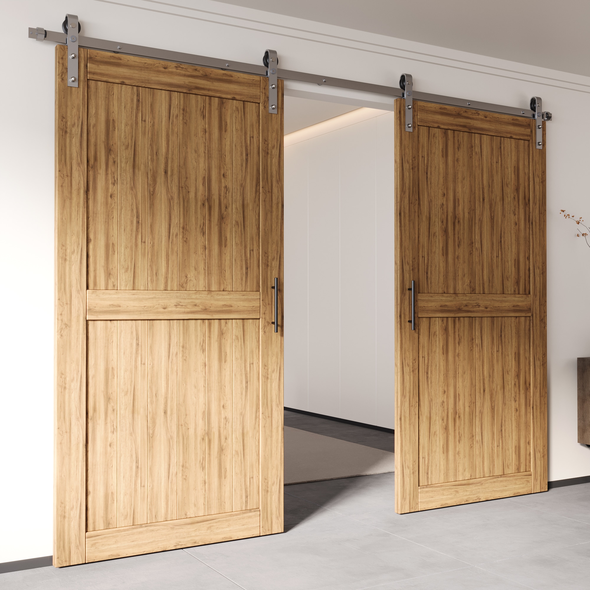 HOMACER YT2DNZ048C Barn-Door-Roller-Kits - View #8
