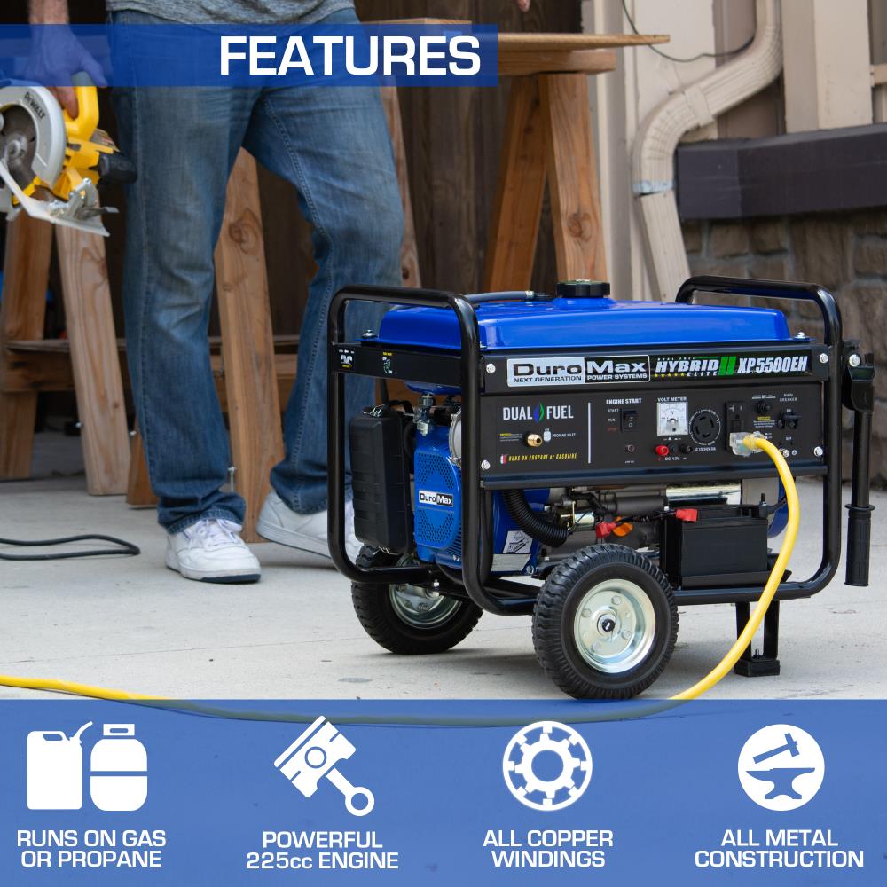 DuroMax XP5500EH Portable-Generators - View #3
