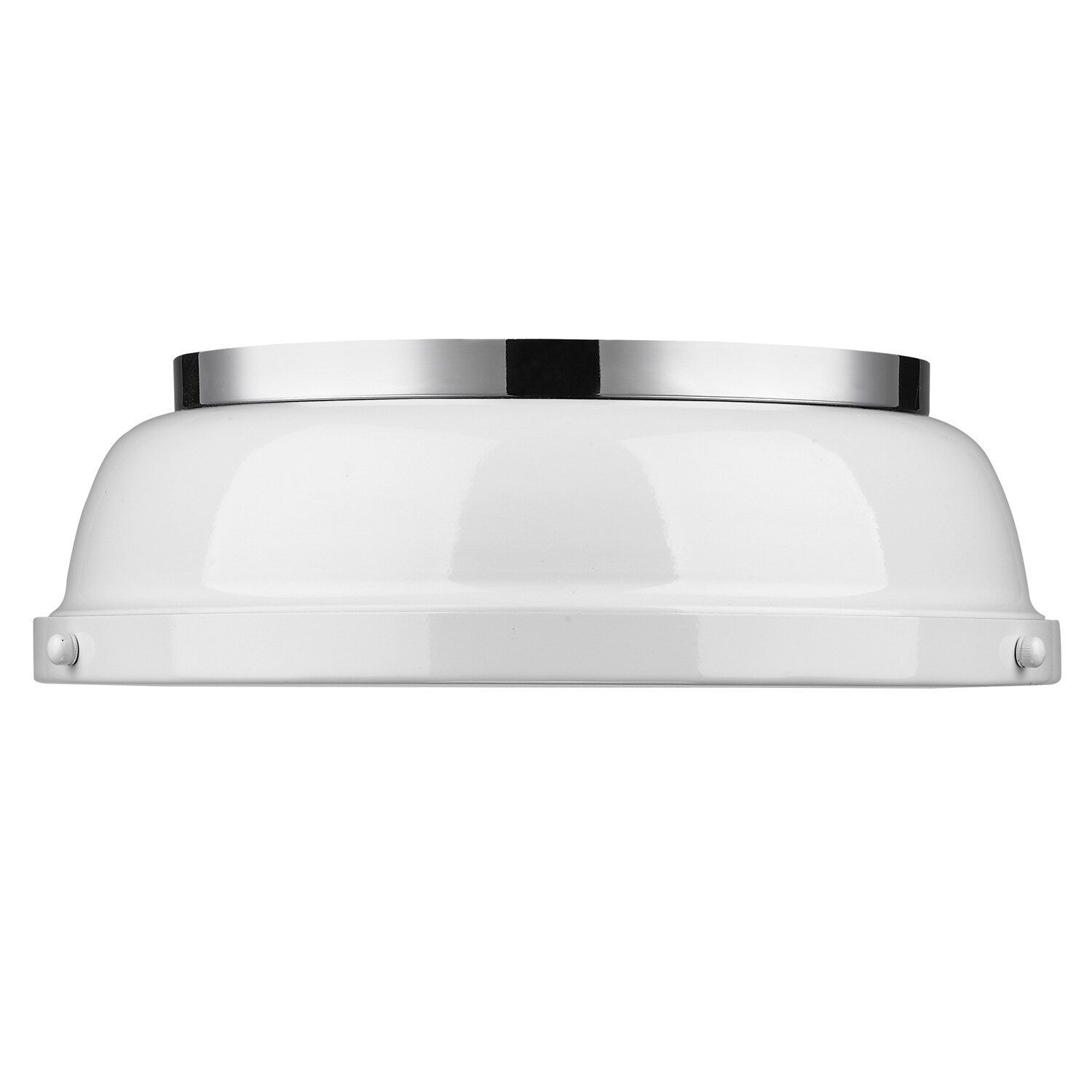 Golden Lighting 3602-14 CH-WH flushmounts - View #2