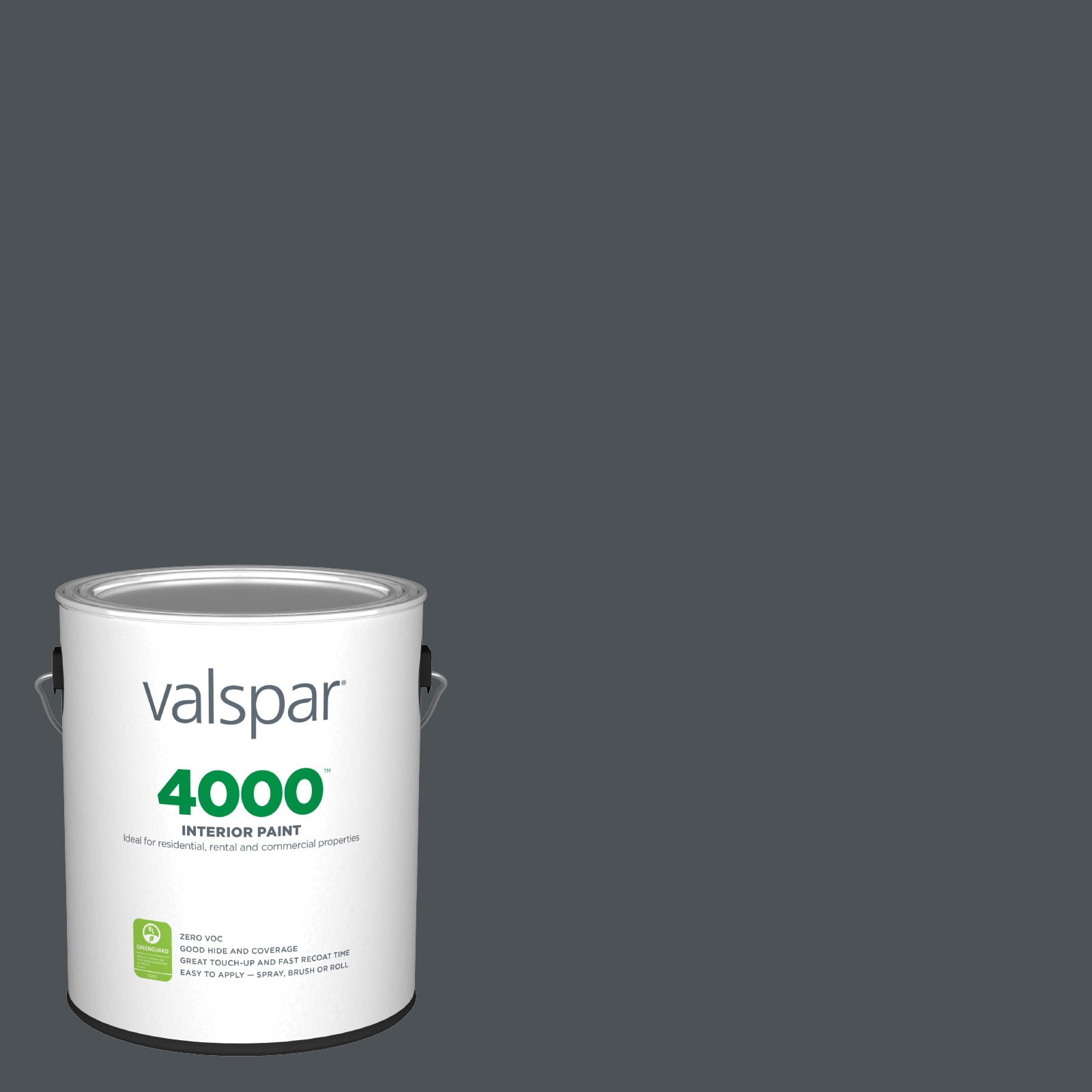 Valspar 4010-1-407290 4000 Semi-gloss Chimney Smoke 4010-1 Latex Interior Paint ( 1-gallon )