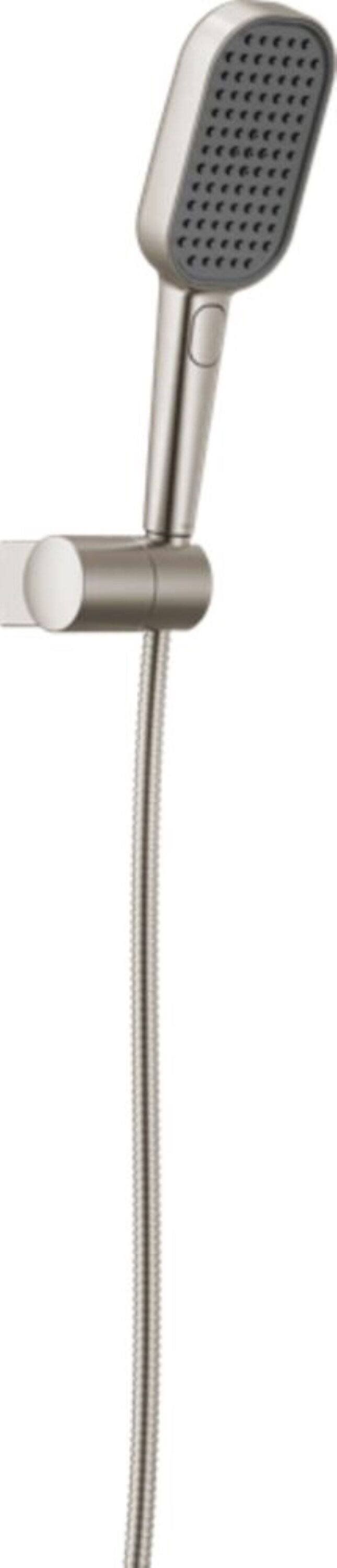 Delta Delta 4-Setting Hand Shower with Wall Mount featuring FeatherRain Spray Lumicoat Stainless