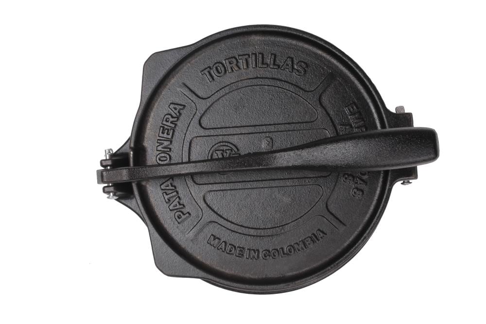 Victoria Cast Iron Pizza Crepe Pan, 15 Inch, Black & 8 Inch Cast Iron  Tortilla Press. Tortilla Maker, Flour Tortilla press, Rotis Press, Dough  Press, Pataconera Seasoned with Flaxeed Oil, Black - - Yahoo Shopping