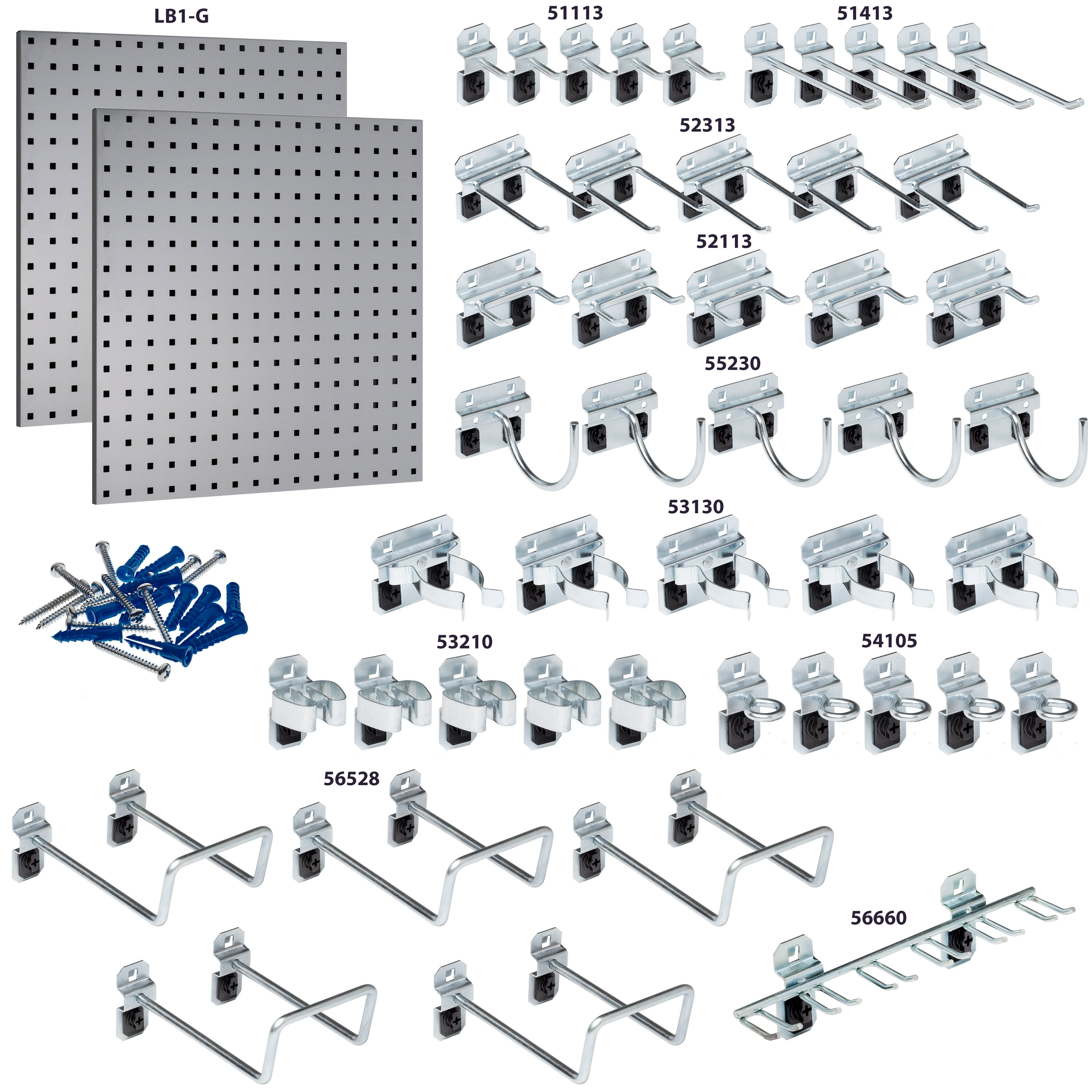Triton Products LB1-GKIT Pegboard-Acc - View #2
