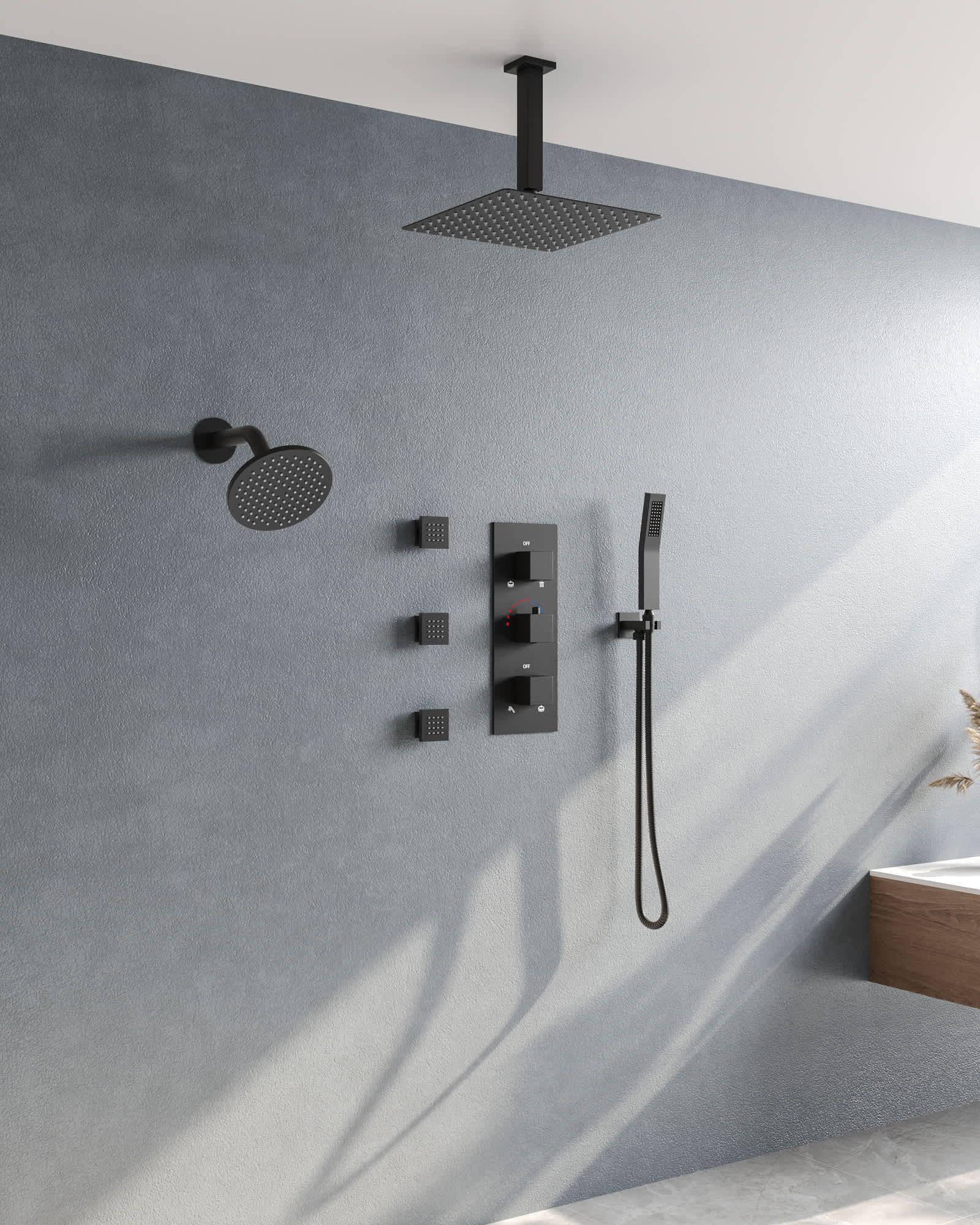 EVERSTEIN SFS-1067-BK12 Tub-Shower-Faucets - View #16