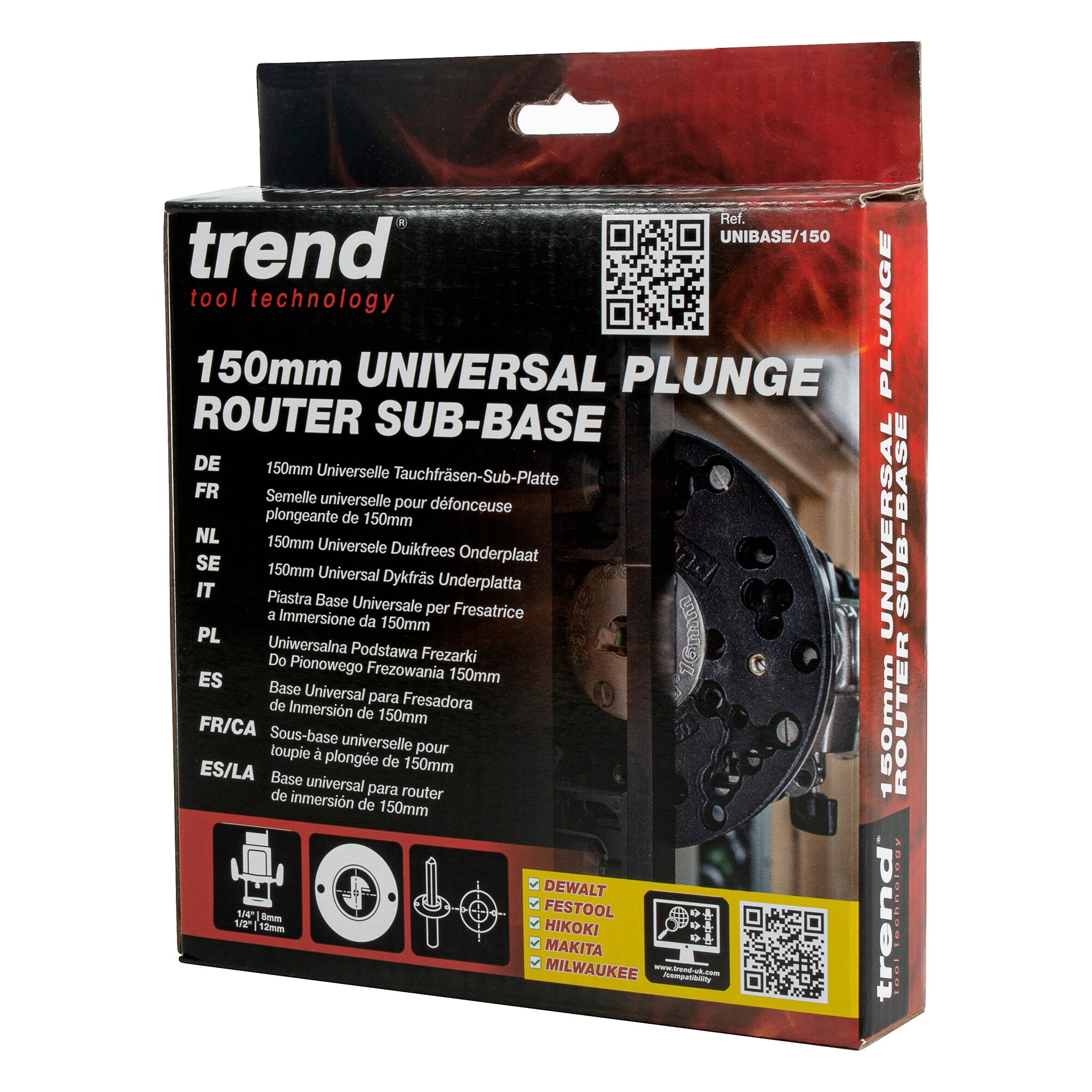 Trend Tool Technology UNIBASE/150 Router-Parts-Attachments - View #3