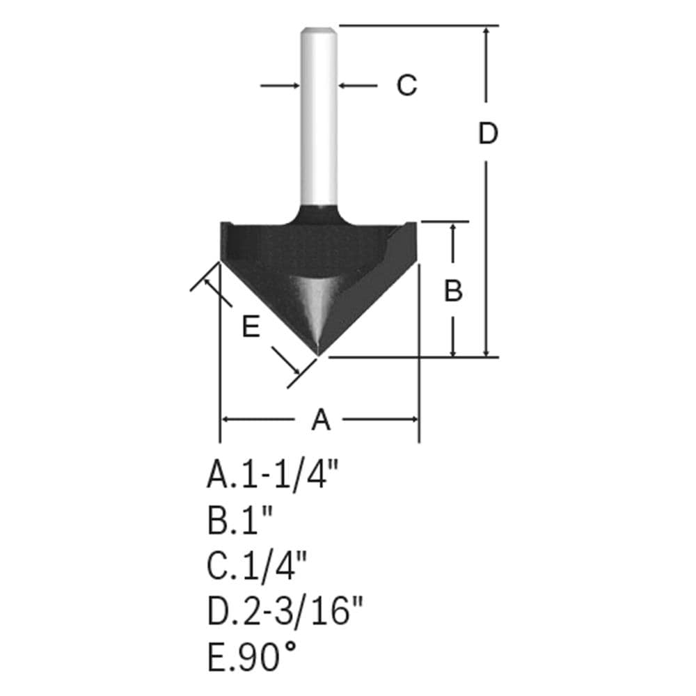 Bosch 85220M Surface-Forming-Router-Bits - View #3