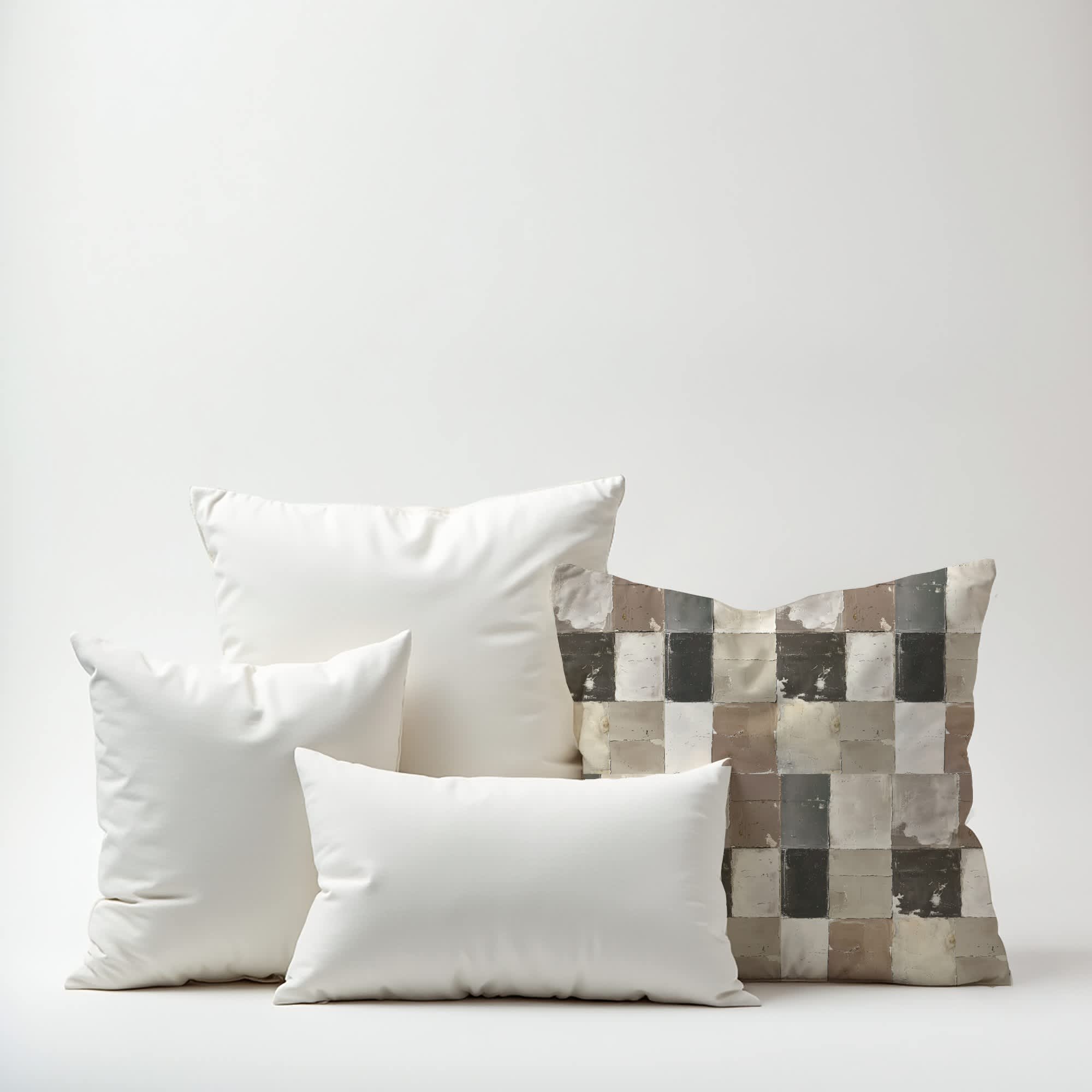 Creative Products Checker Throw Pillow - Thumbnail 4