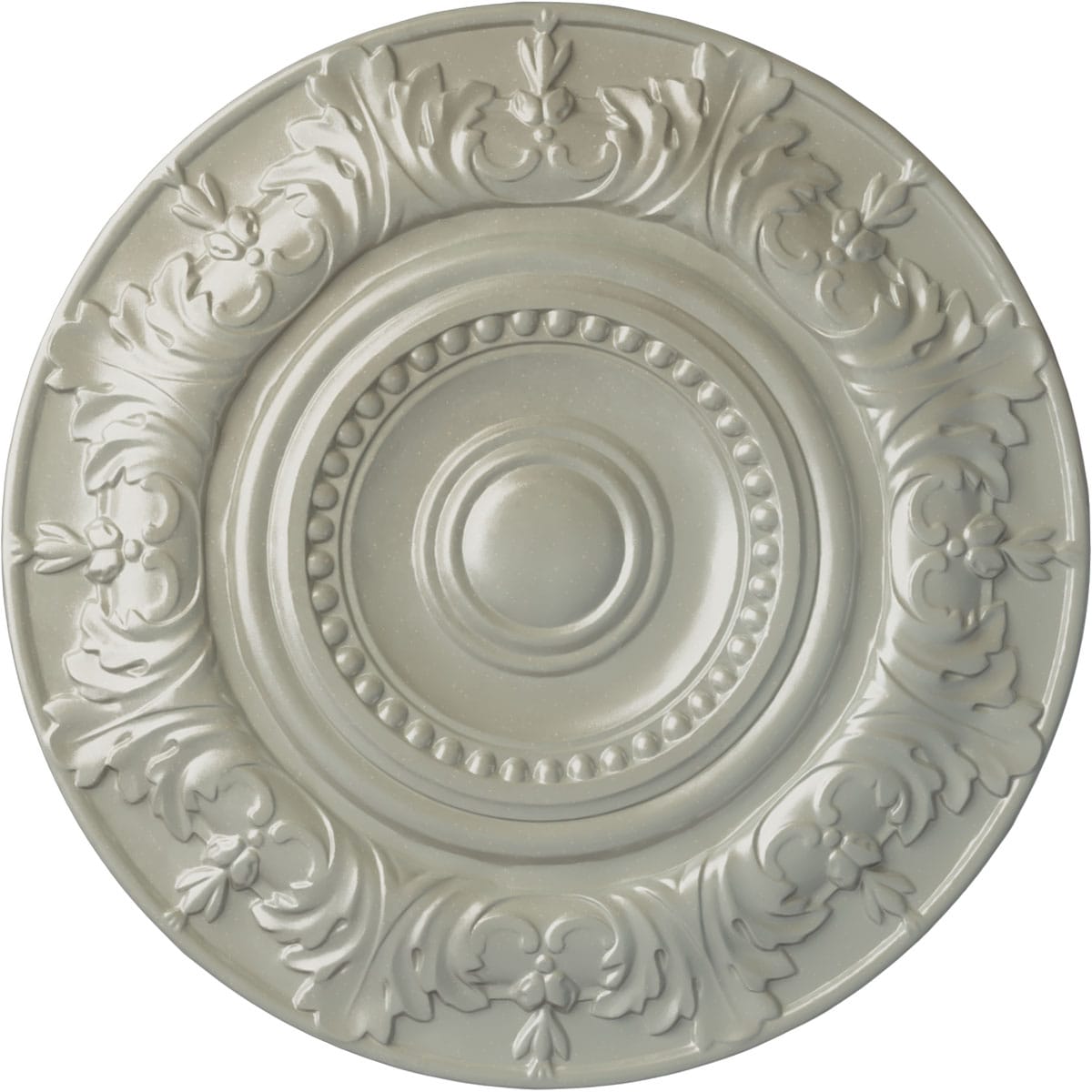 Ekena Millwork CM20BXFCS Biddix 20.875-in W x 20.875-in L Painted Flash Copper Polyurethane Whole Ceiling Medallion