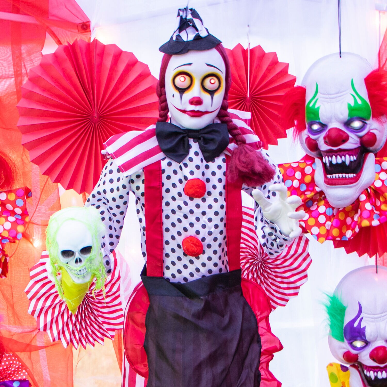Haunted Hill Farm HHCLOWN-18FLS Halloween-Animatronics - View #12