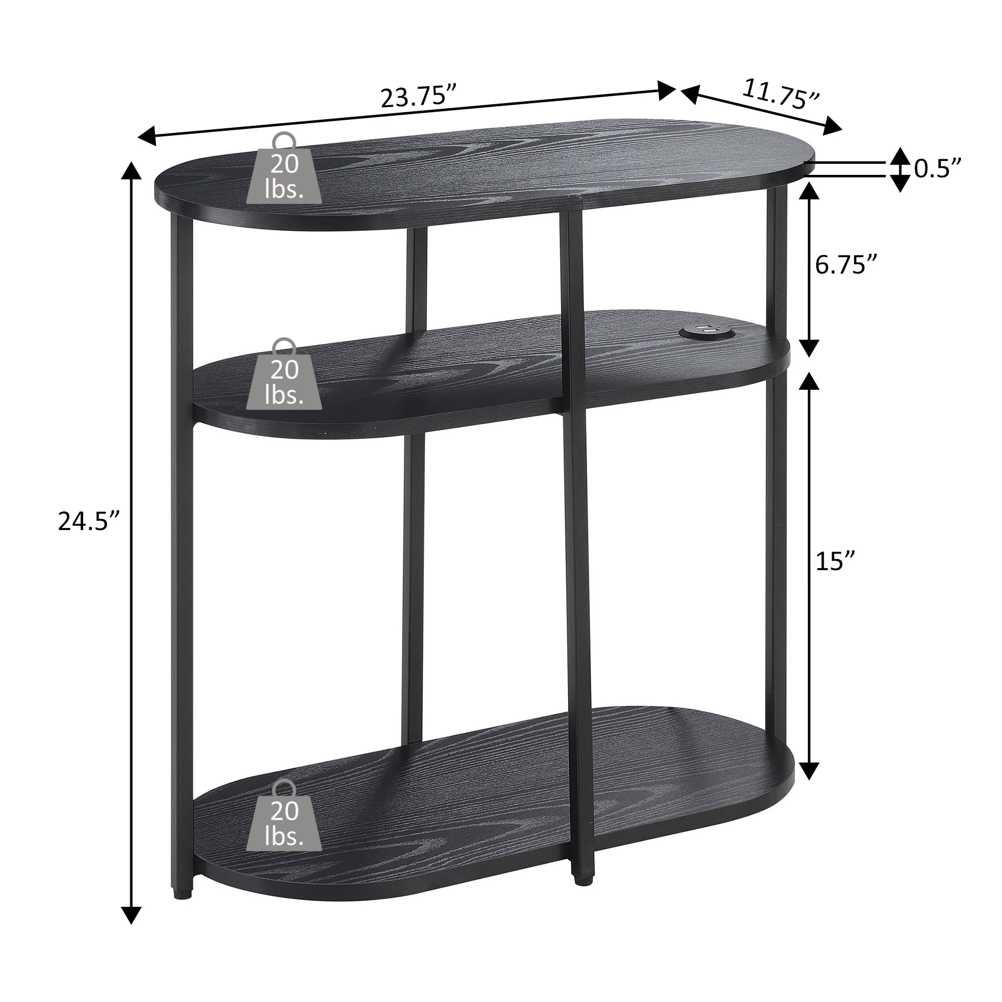 Convenience Concepts R4-0707 End-Tables - View #8