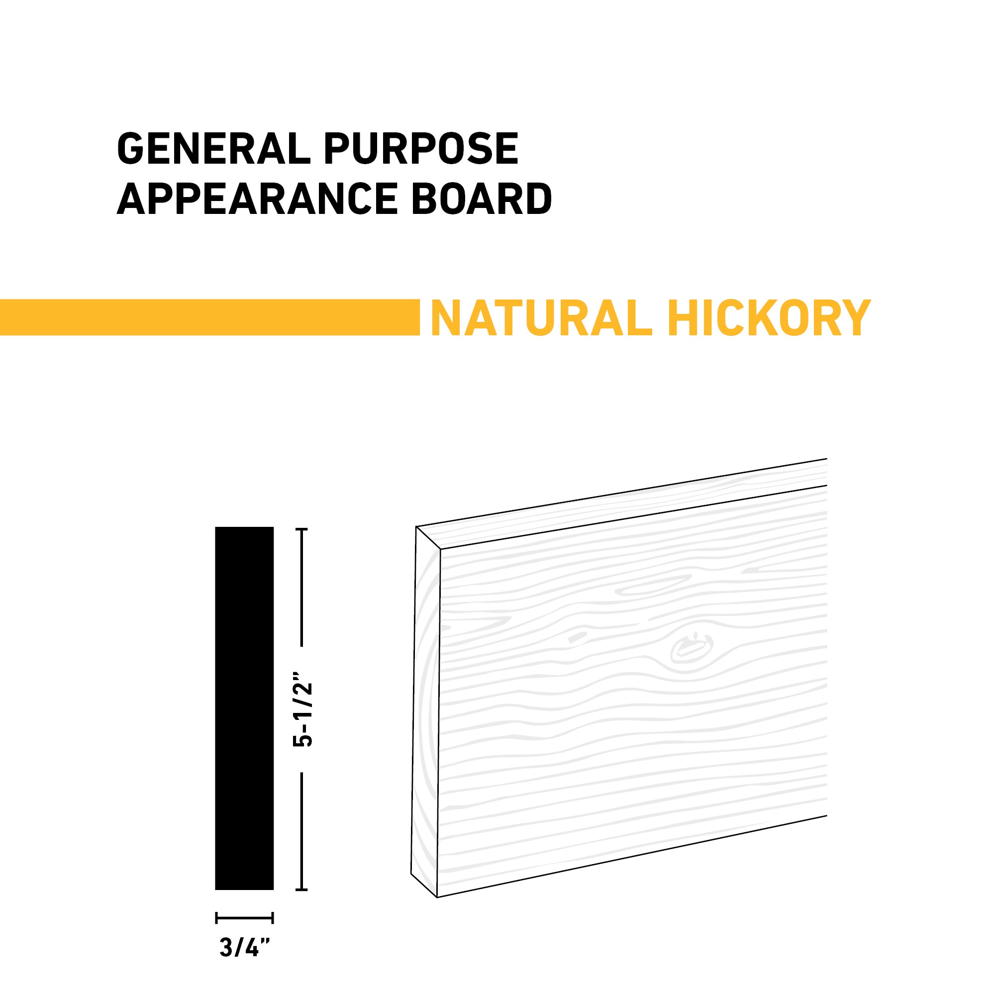 Ornamental Mouldings BRDNAT 1X6X4HICK Appearance-Boards - View #2