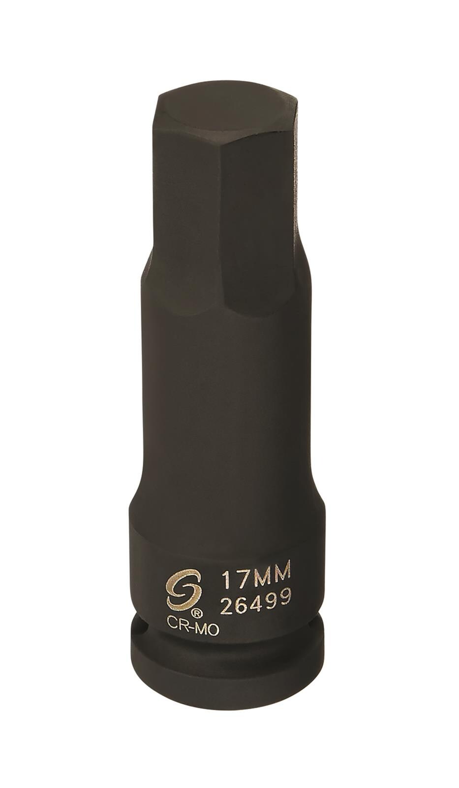 SUNEX TOOLS 26499 Metric 1/2-in Drive 17mm 6-point Impact Socket Individual