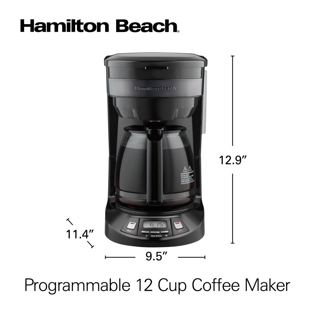 Hamilton Beach Coffeemaker, Programmable, 12 Cup Capacity