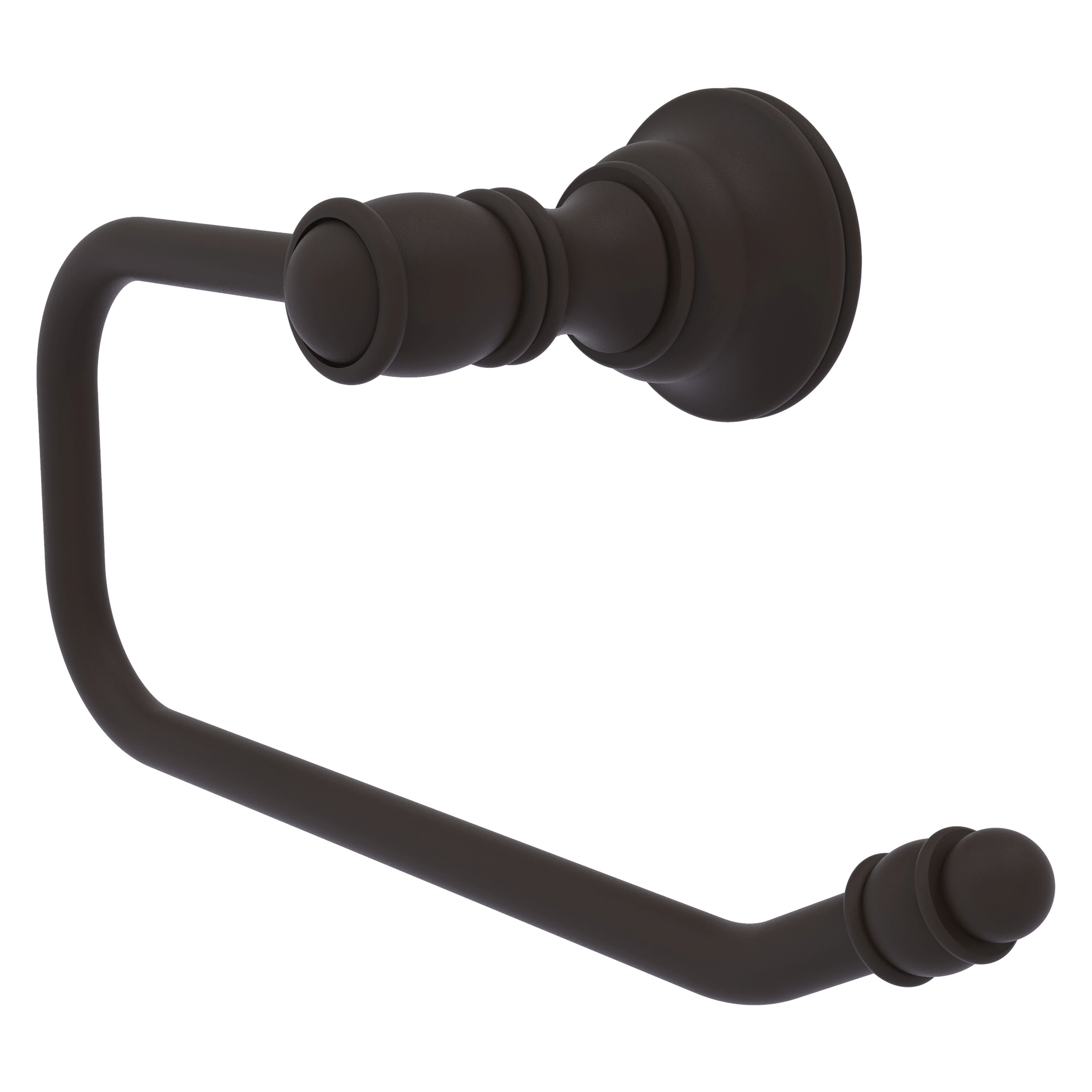 Allied Brass CL-24E-ORB Carolina Oil Rubbed Bronze Wall mount Single post Toilet Paper Holder 1 -Rolls