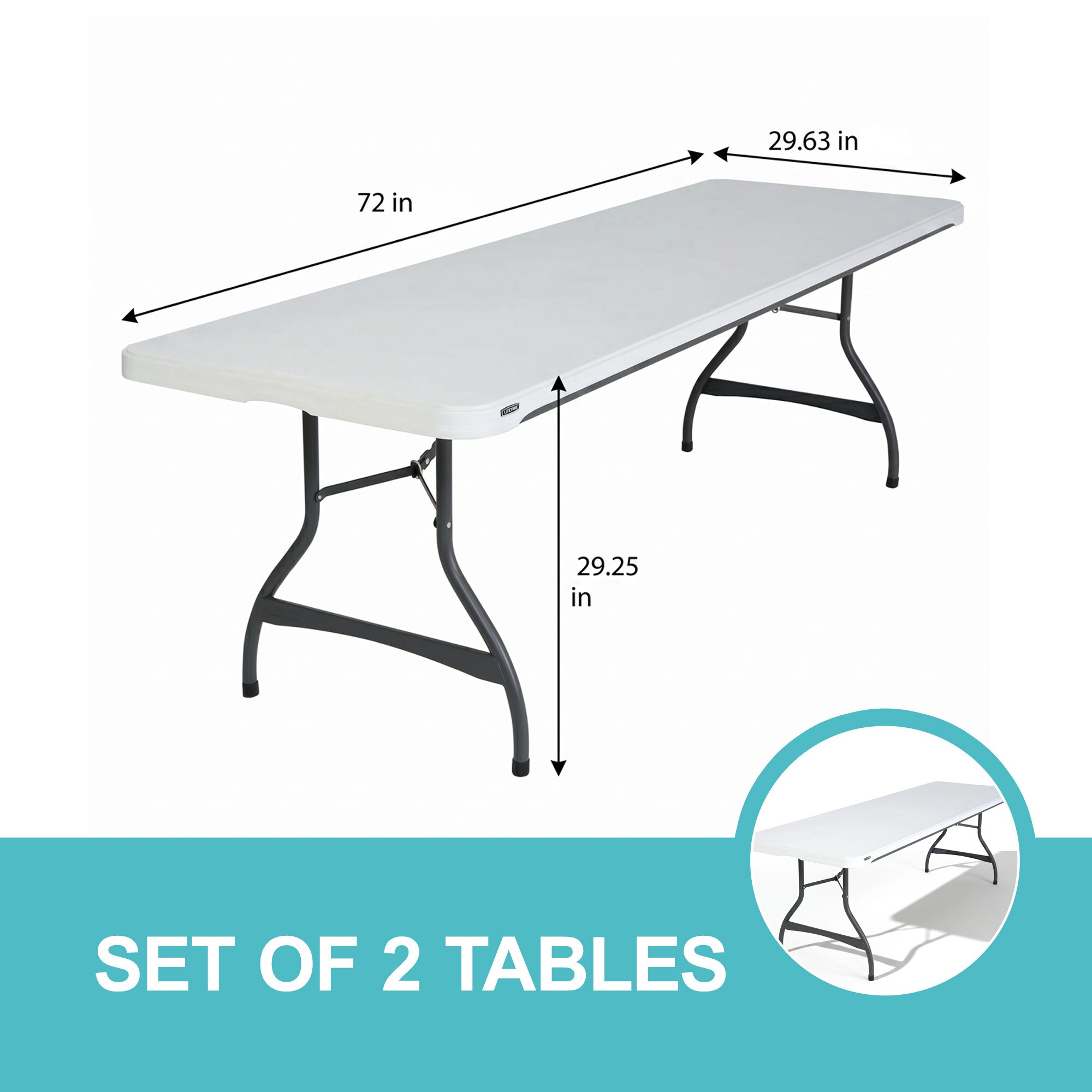 Misty Moon LW0409-FT-ZZ02-2 Folding-Tables - View #5