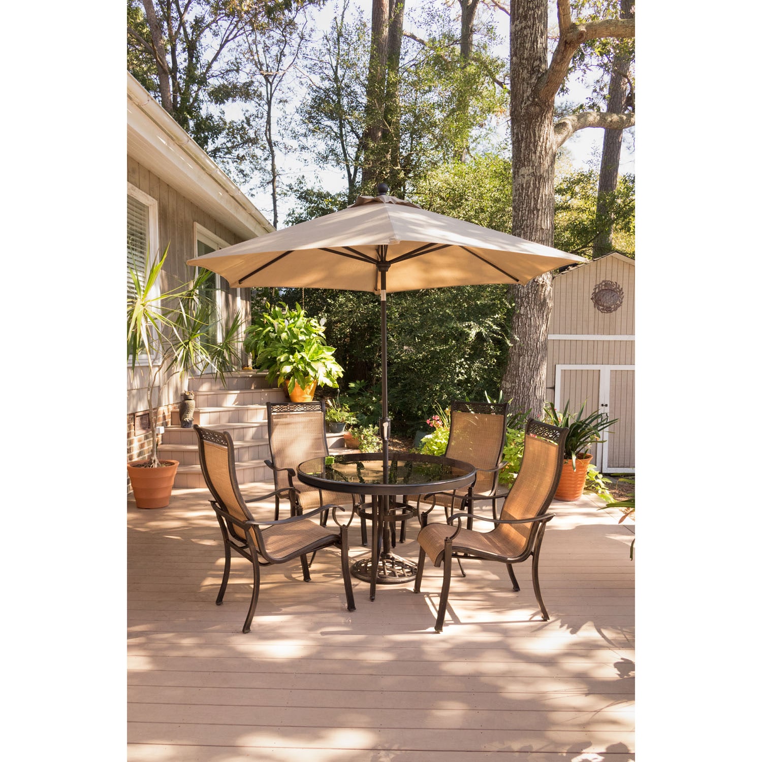 Hanover MONDN5PCG-SU Patio-Dining-Sets - View #8