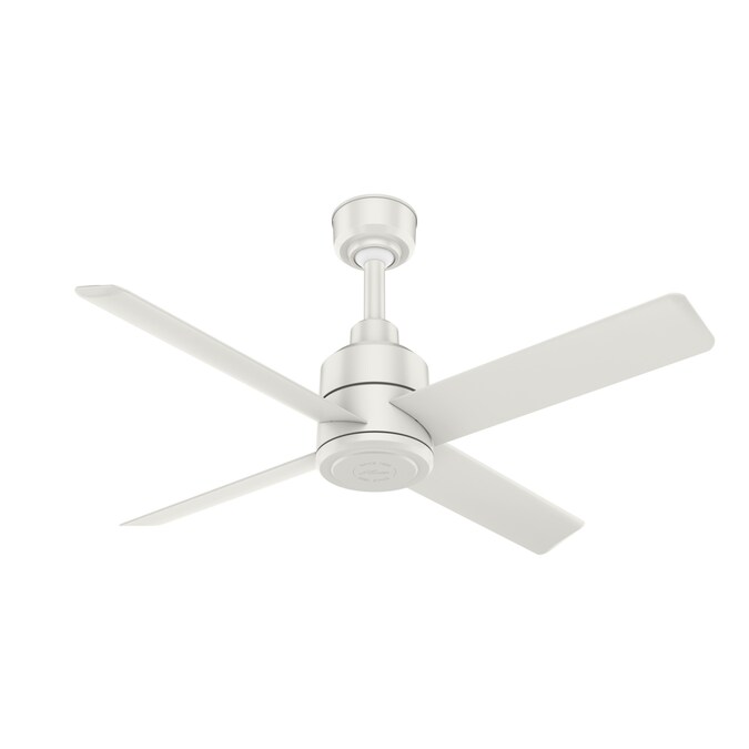 Hunter Trak 60 In Fresh White Indoor Outdoor Ceiling Fan 4 Blade The Fans Department At Com Fresh White Indoor Outdoor Ceiling Fan, Outdoor Ceiling Fans Bunnings