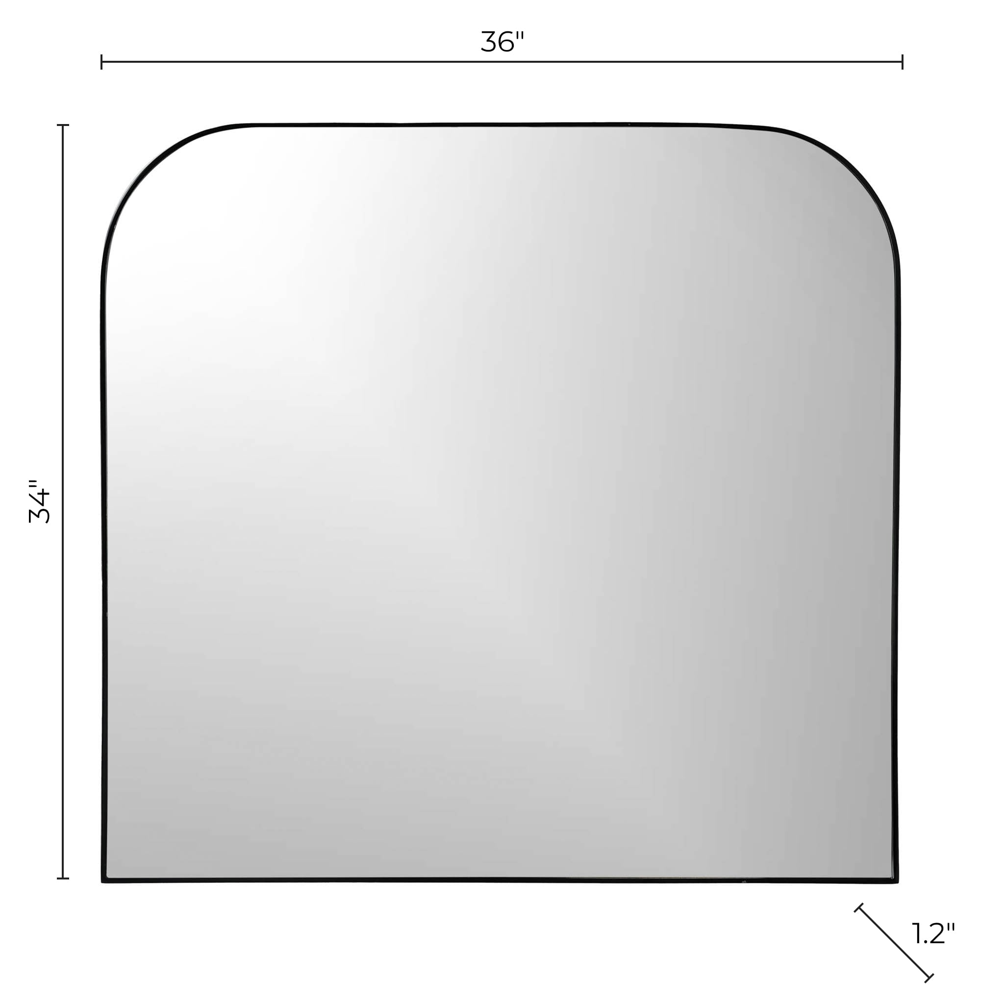 KM1080-BLACK-3634 Decor-Mirrors - View #5