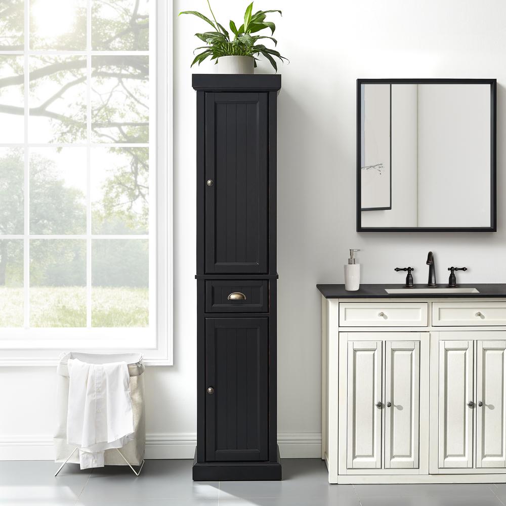 Crosley Furniture CF7019-BK Linen-Cabinets - View #10