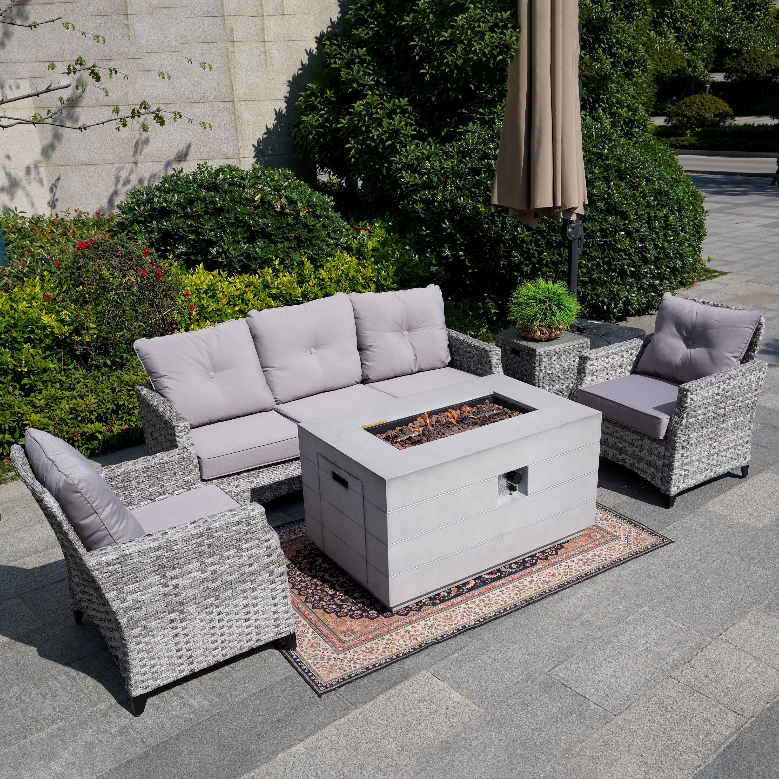 Moda Furnishings 2150-1801-SS-3S Patio-Conversation-Sets - View #3