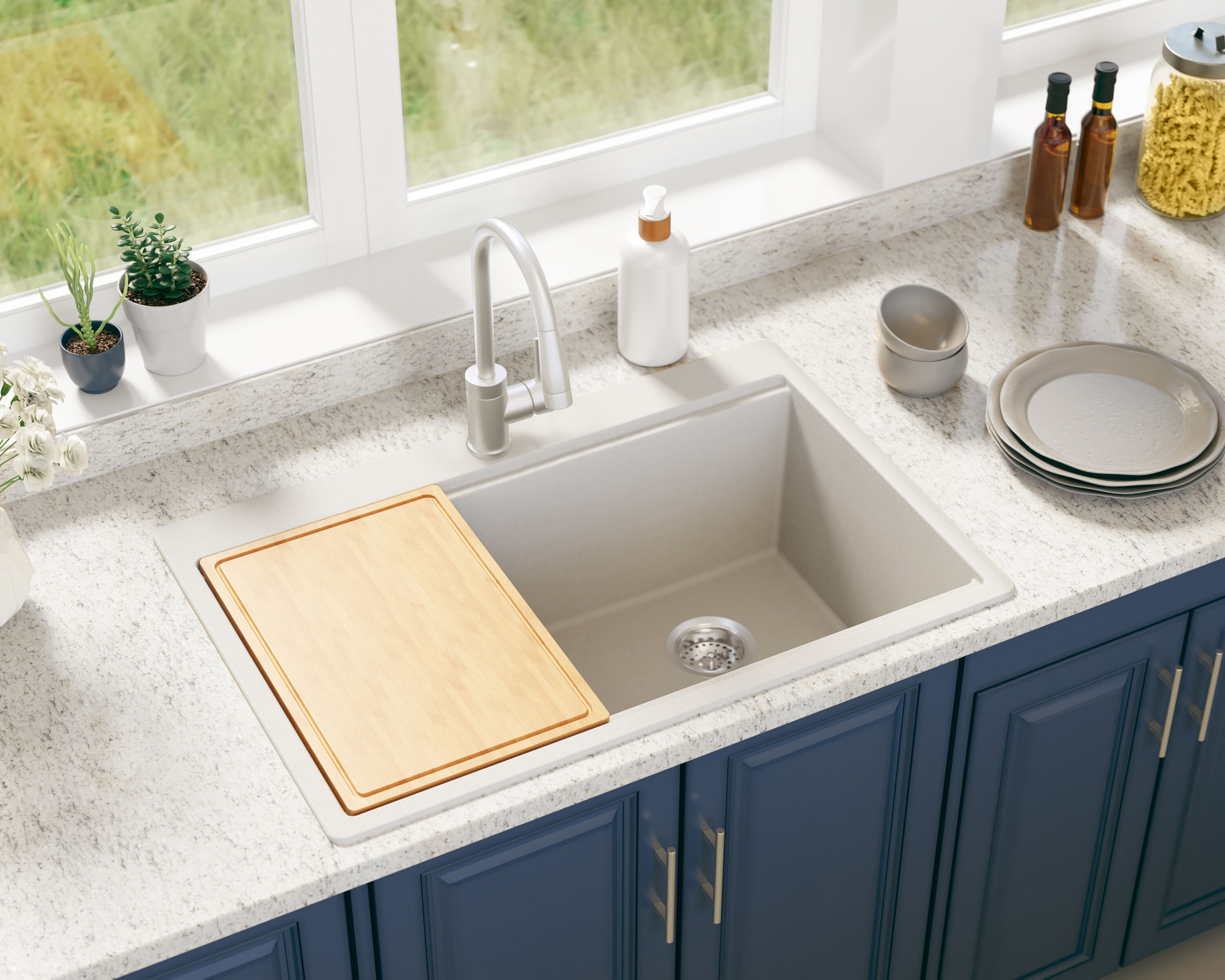 allen + roth TRIN100XLDM07 Kitchen-Sinks - View #9