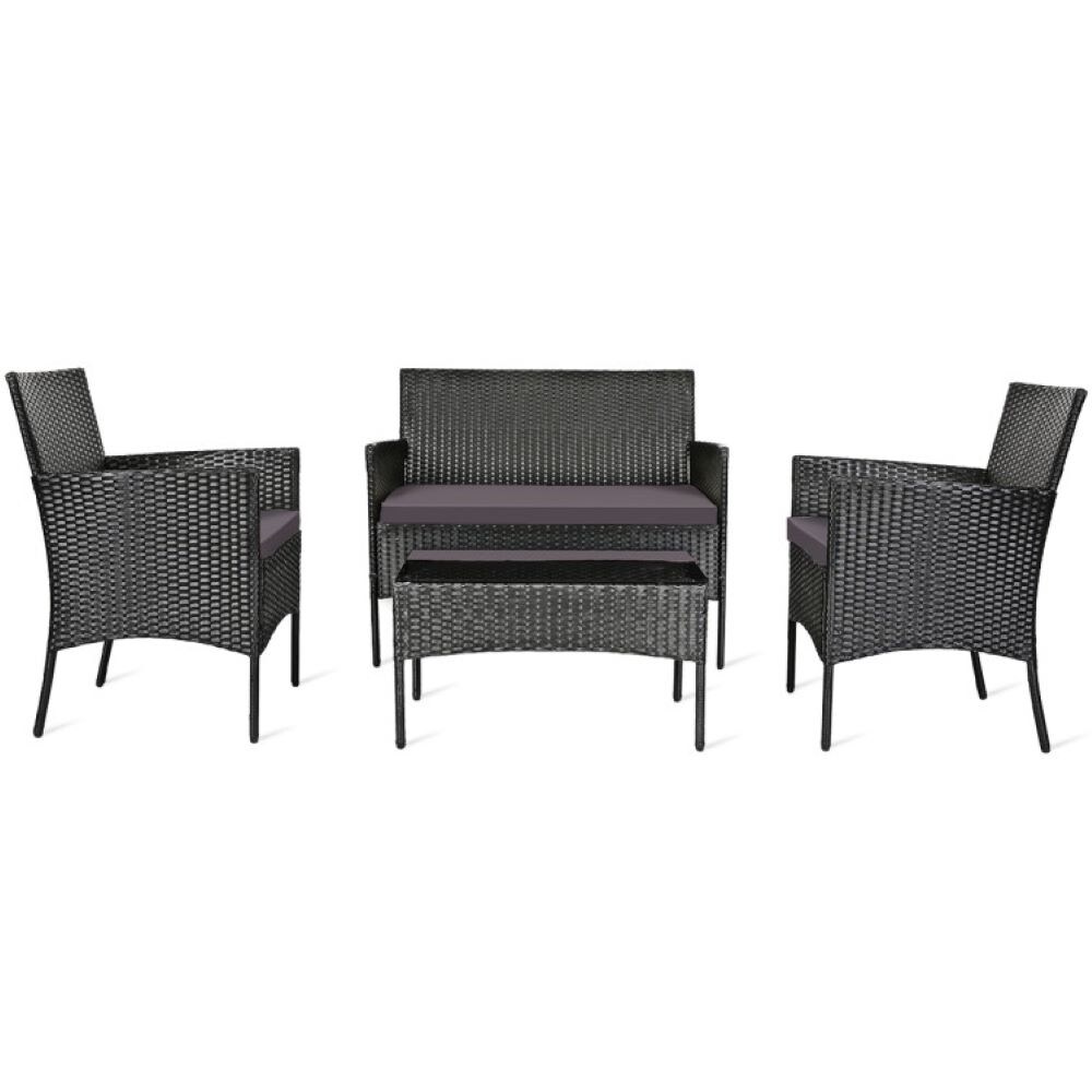 Forclover HYFC-5357WH-GR Patio-Conversation-Sets - View #10