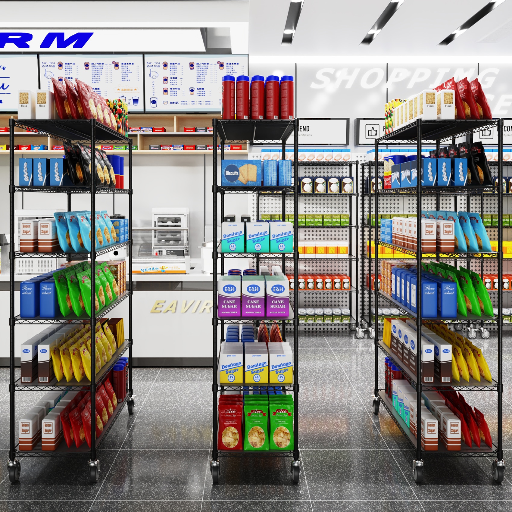 Kahomvis LIKE-QPS4-260 Free-Standing-Shelving - View #8