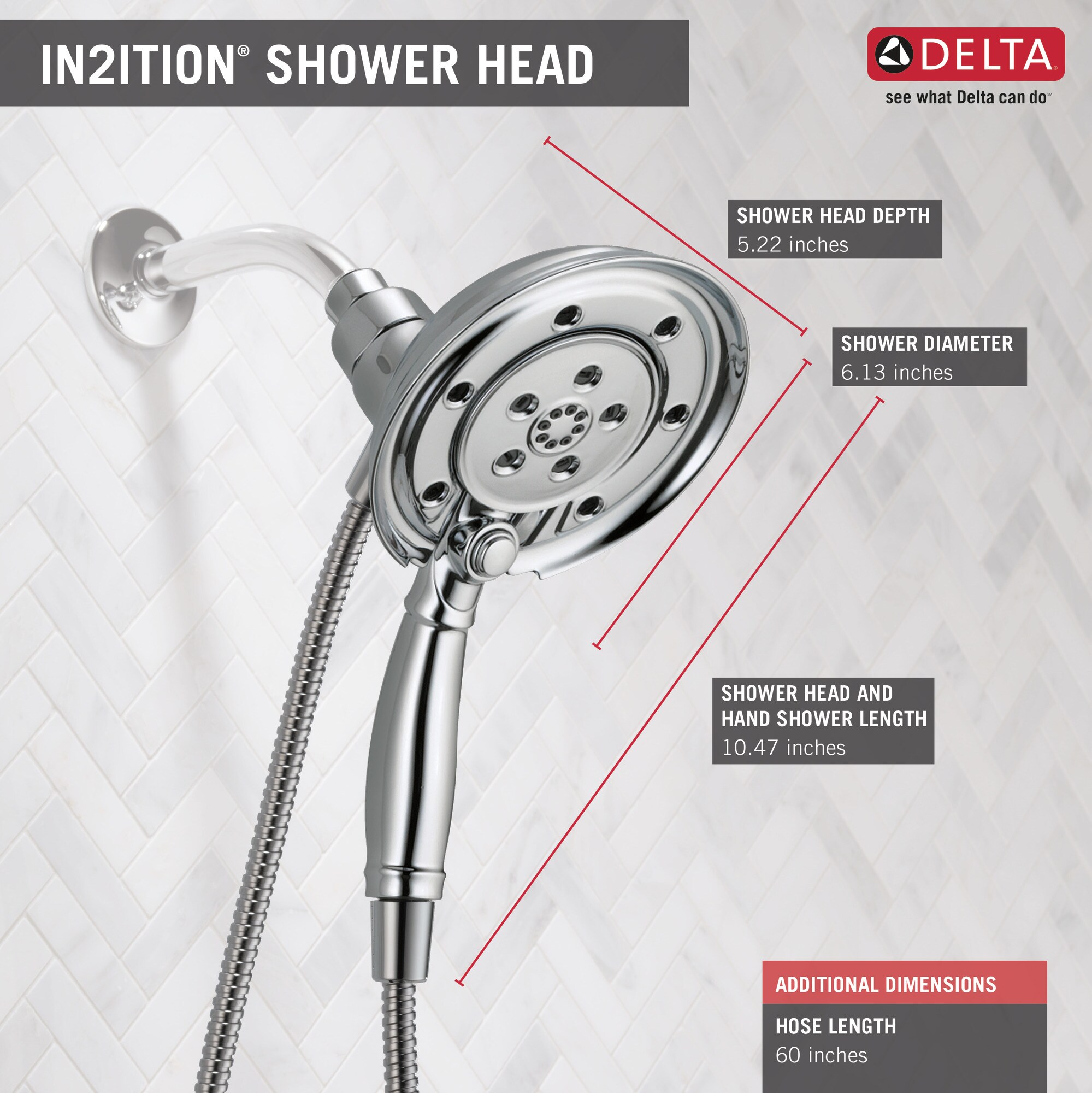 Delta 58471-PK Fixed-Showerhead - View #13