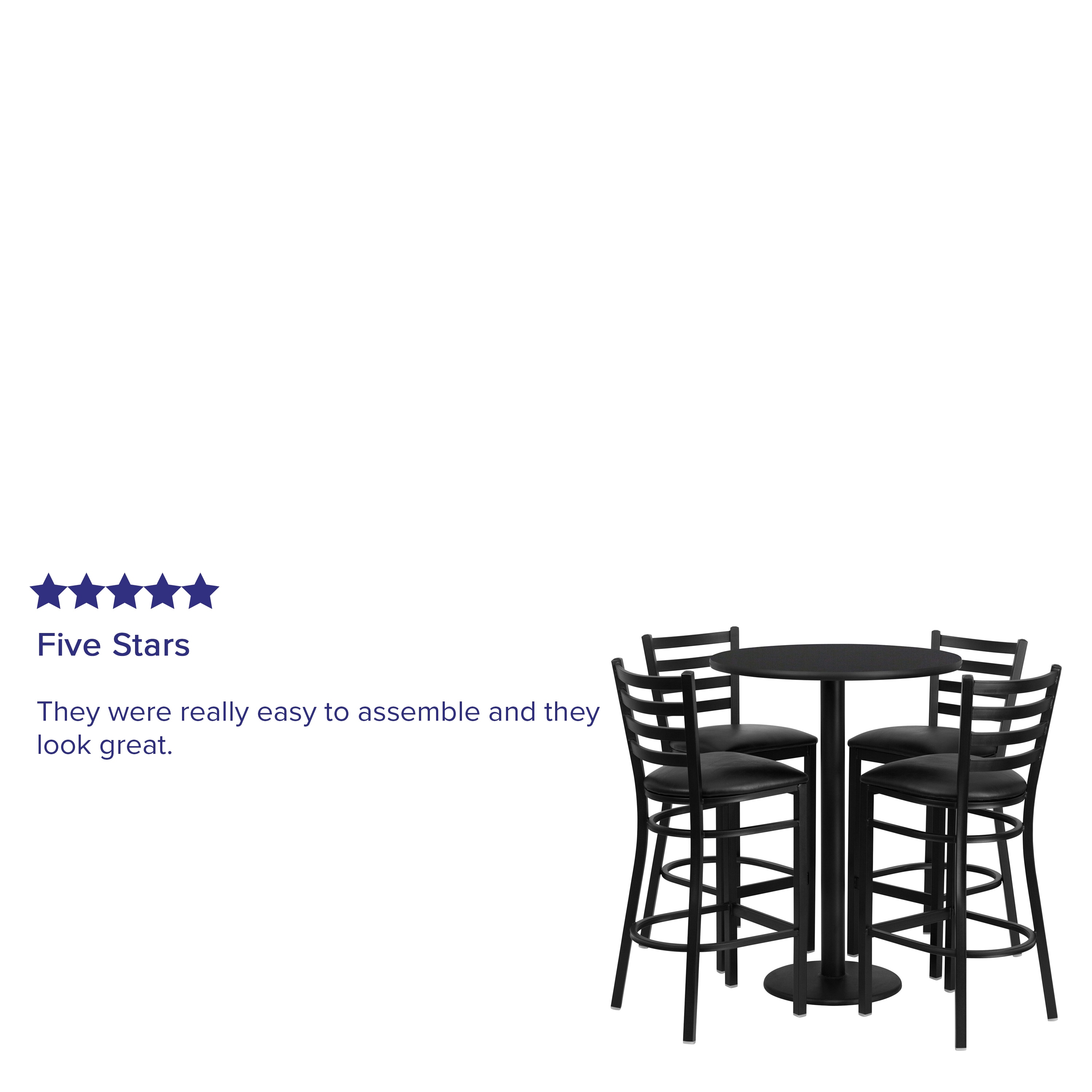 Flash Furniture 847254049252 Dining-Sets - View #4