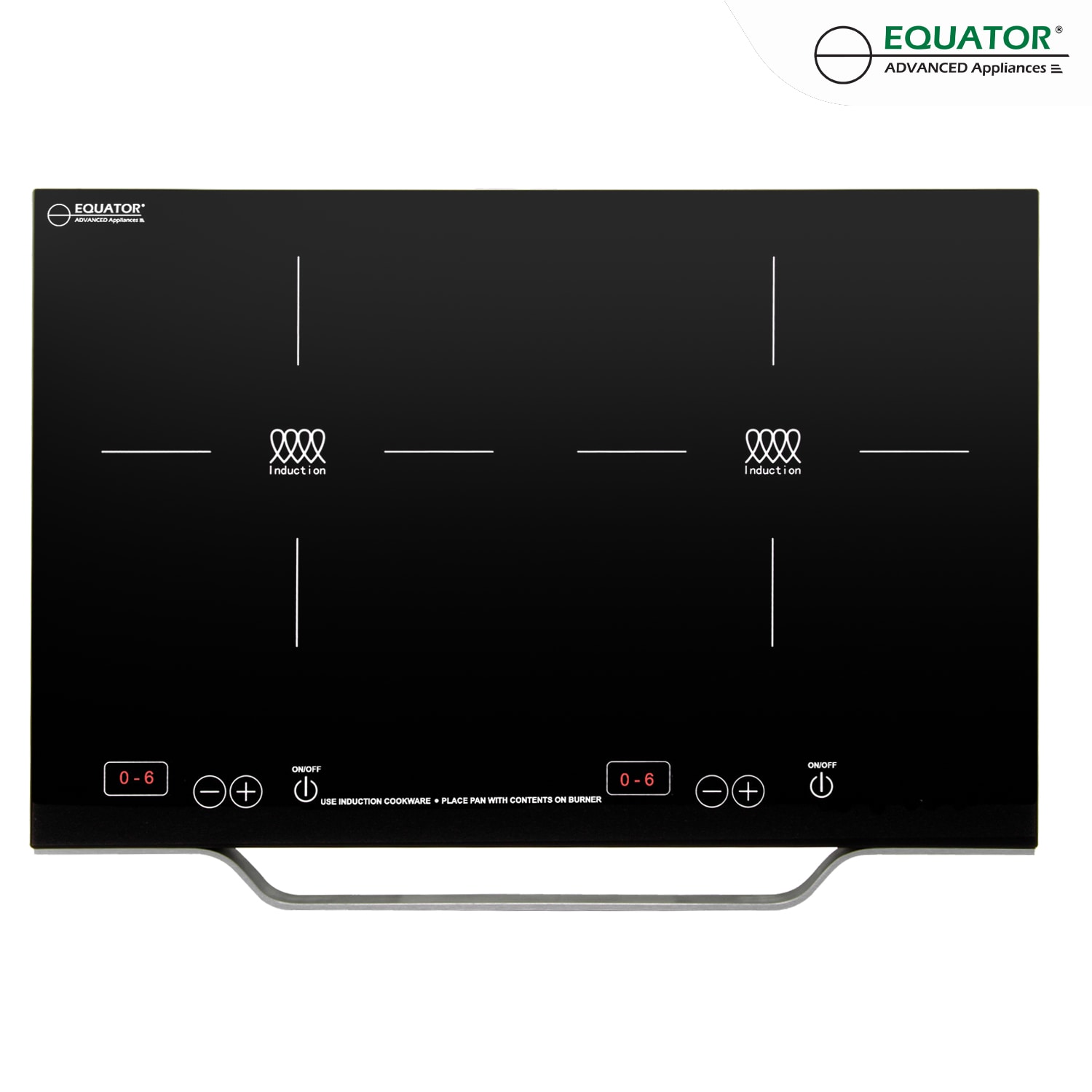 Equator Advanced Appliances PIC 200 21-in 2 burners Black Induction Cooktop