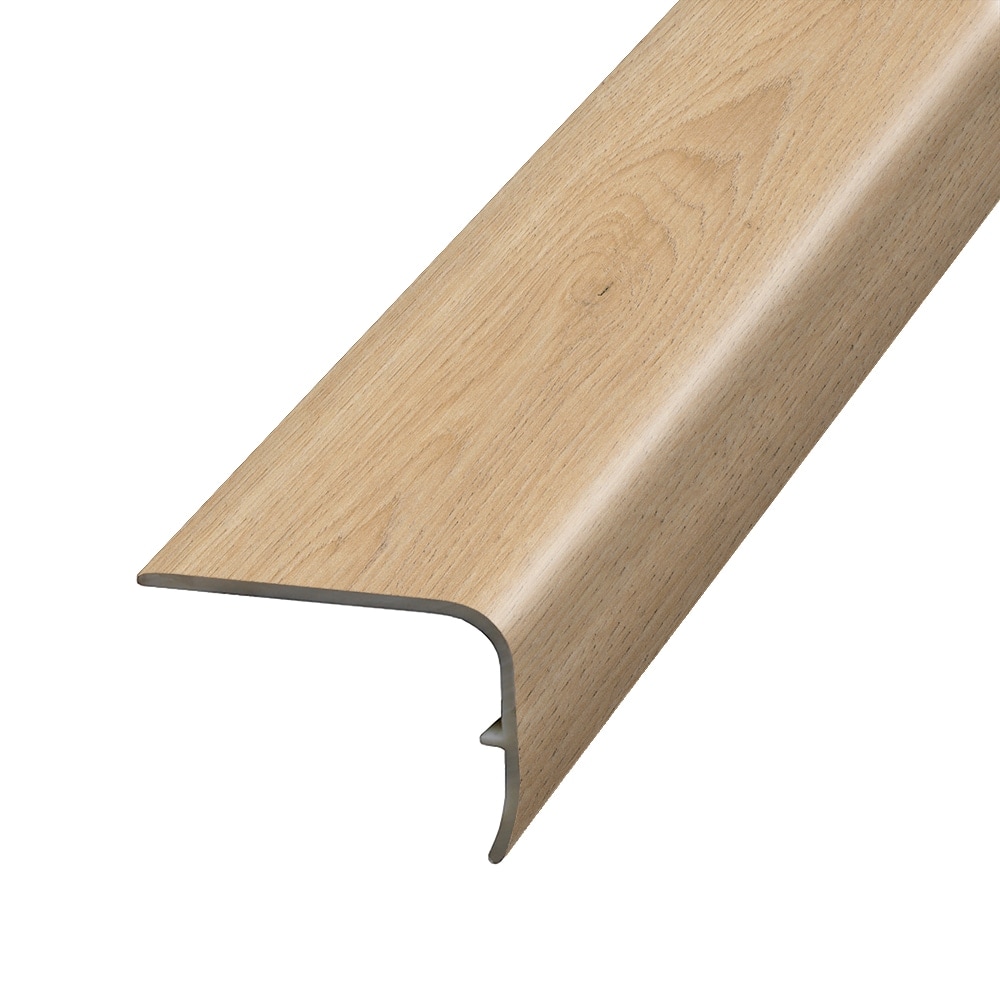 Project Source VSNPL-05512 1.88-in x 78.7-in x 1.32-in Woad Prefinished Vinyl Overlap Stair Nosing