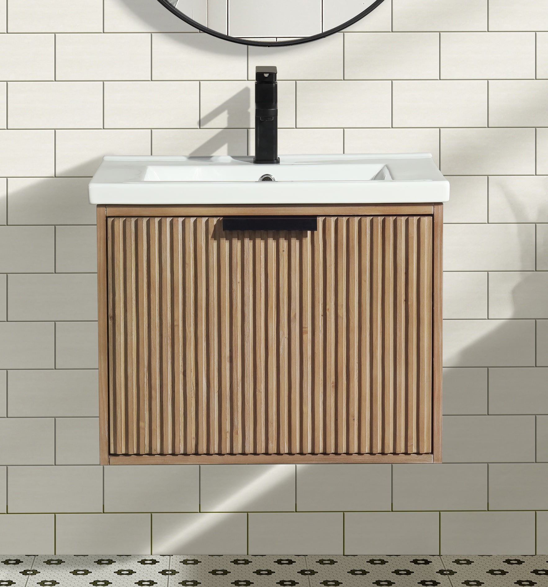 Ari Kitchen & Bath AKB-DIEGO-24-WTHFR Bath-Vanity-Combo - View #6