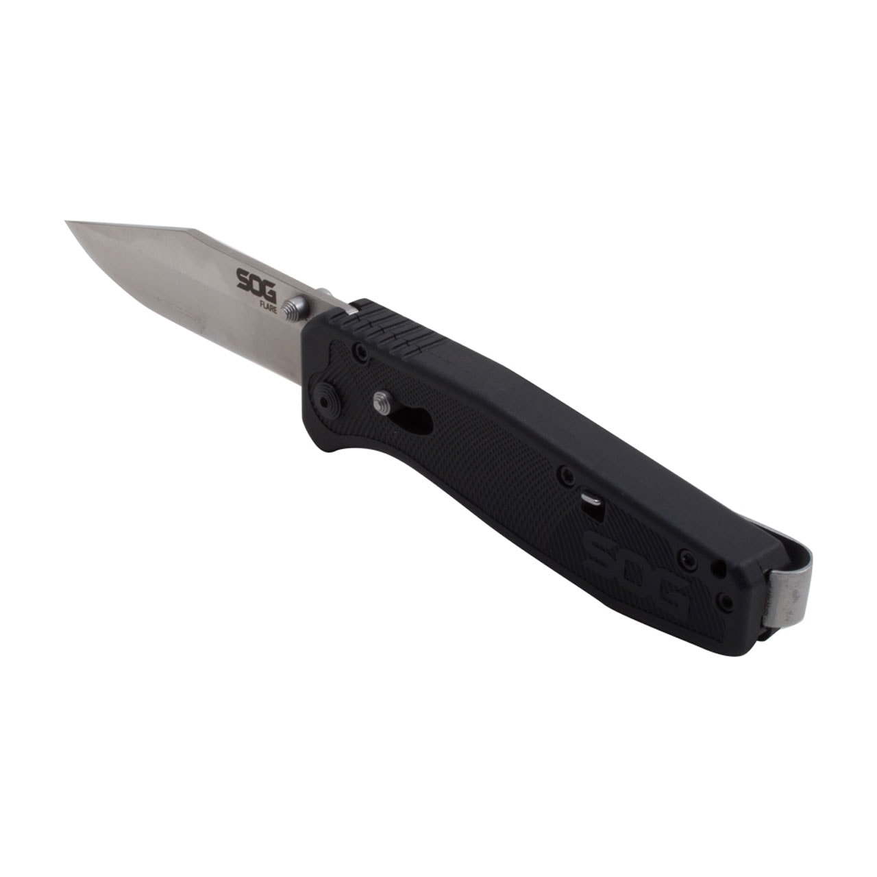 SOG 3.5-in Stainless Steel Straight Edge Pocket Knife in the