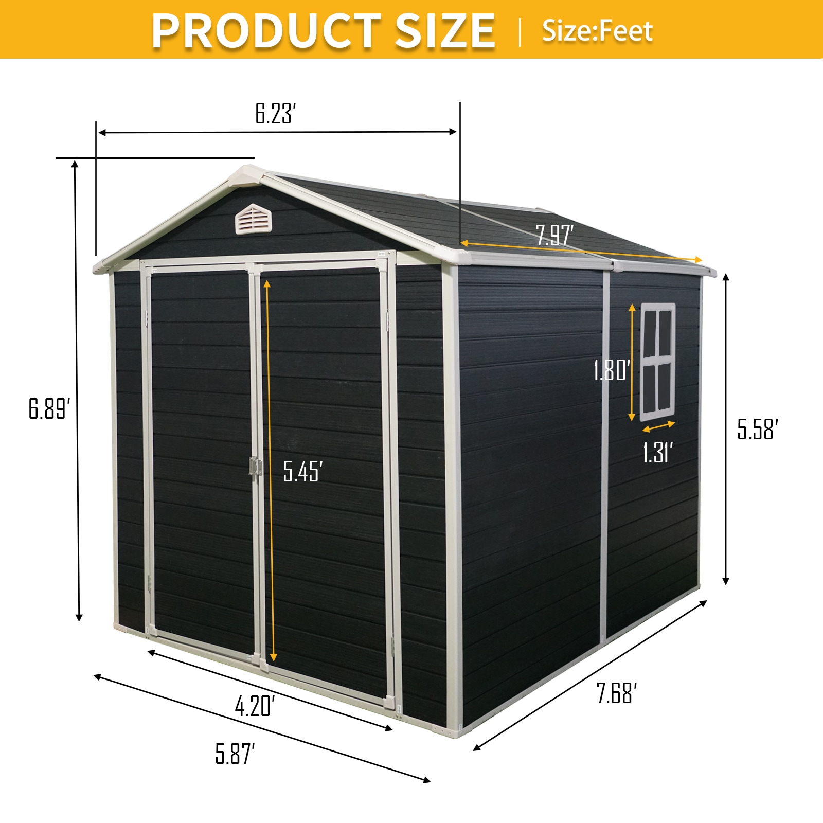 Iseryn OS25S000 Vinyl-Resin-Storage-Buildings - View #8