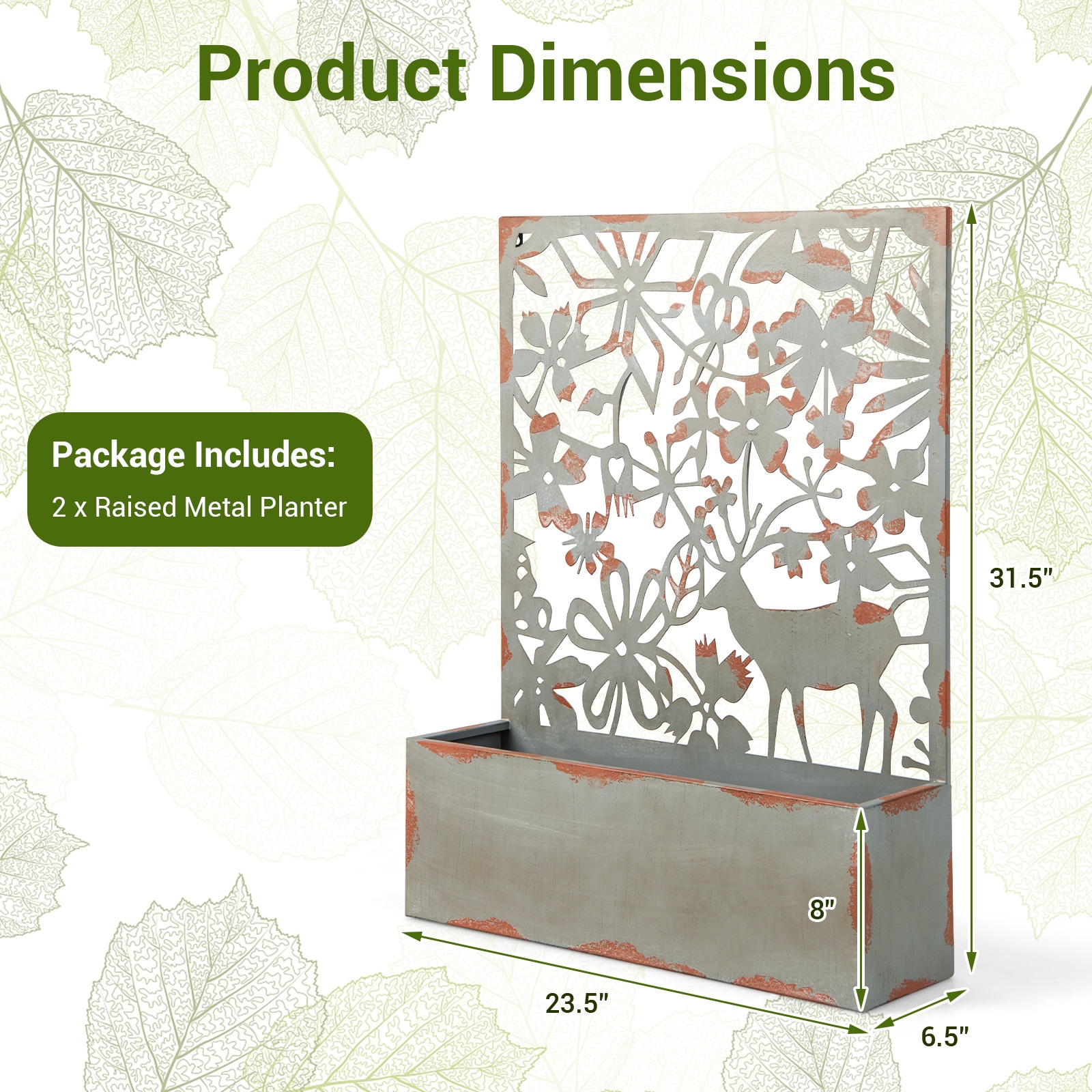 Ayelon OCMP8835CP2 Raised-Garden-Beds - View #3