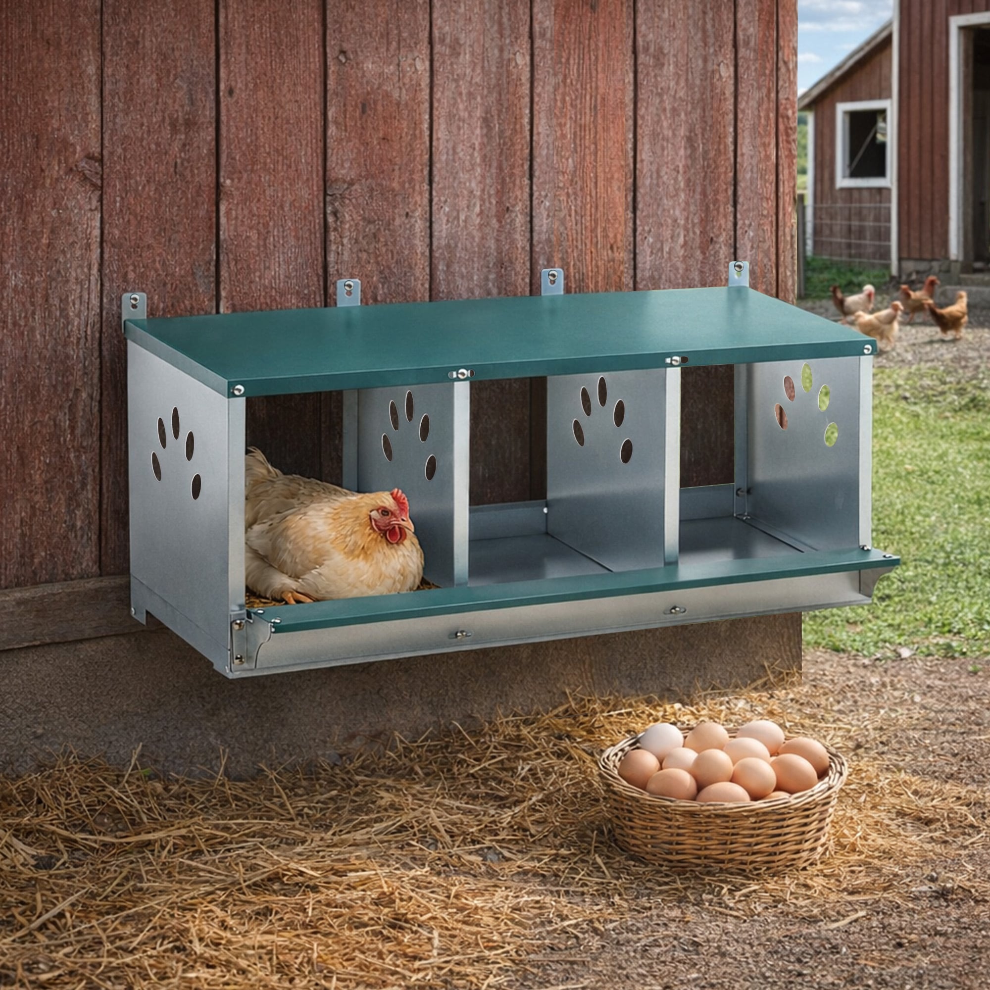LETILY UZ6YN3UB Chicken-Coops-Rabbit-Hutches - View #2