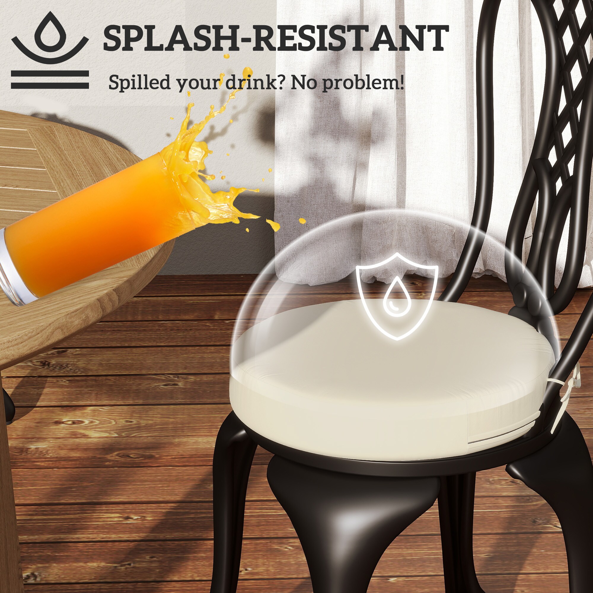 Outsunny 84G-609V00CW Patio-Furniture-Cushions - View #7