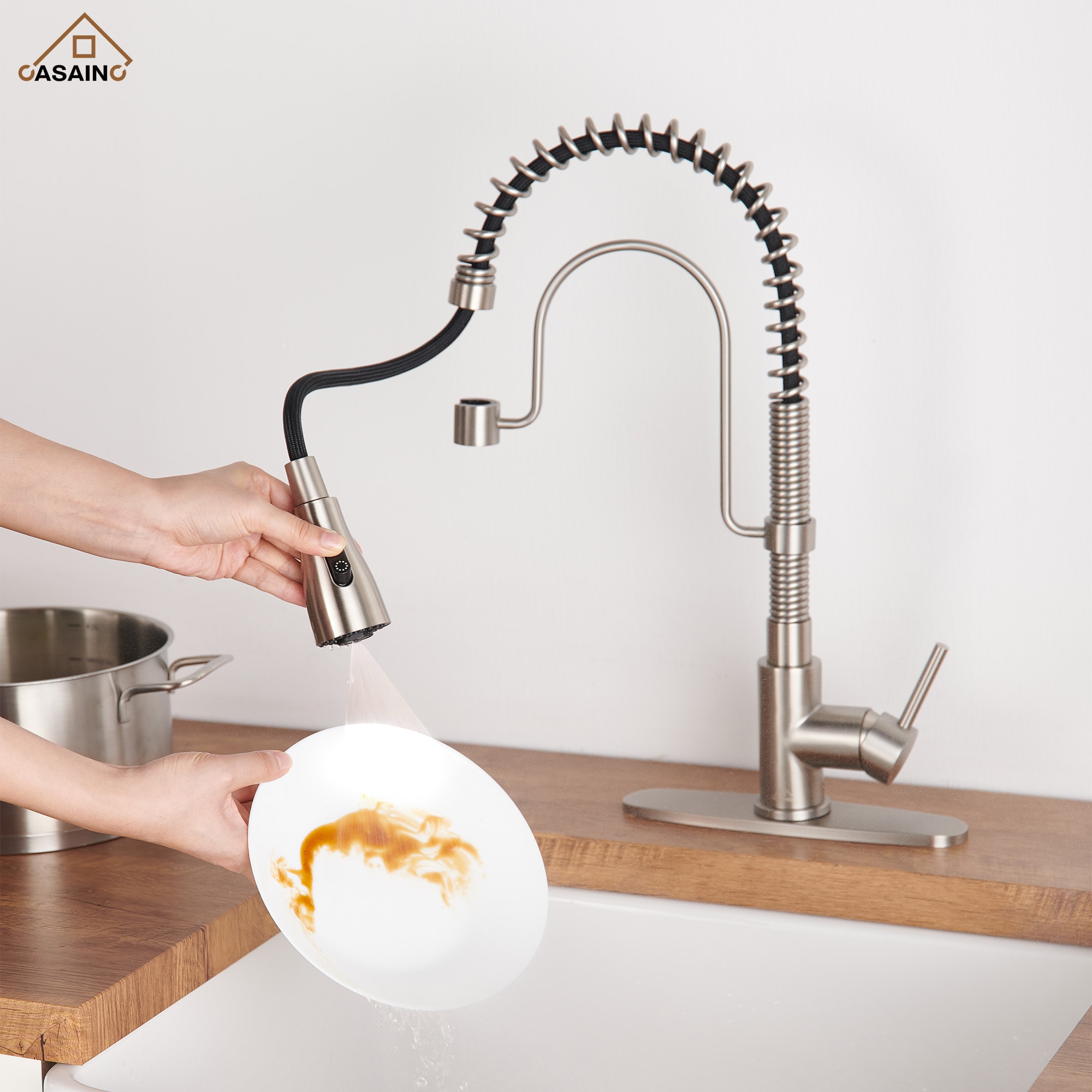 CASAINC KCLT0022-BN Kitchen-Faucets - View #5