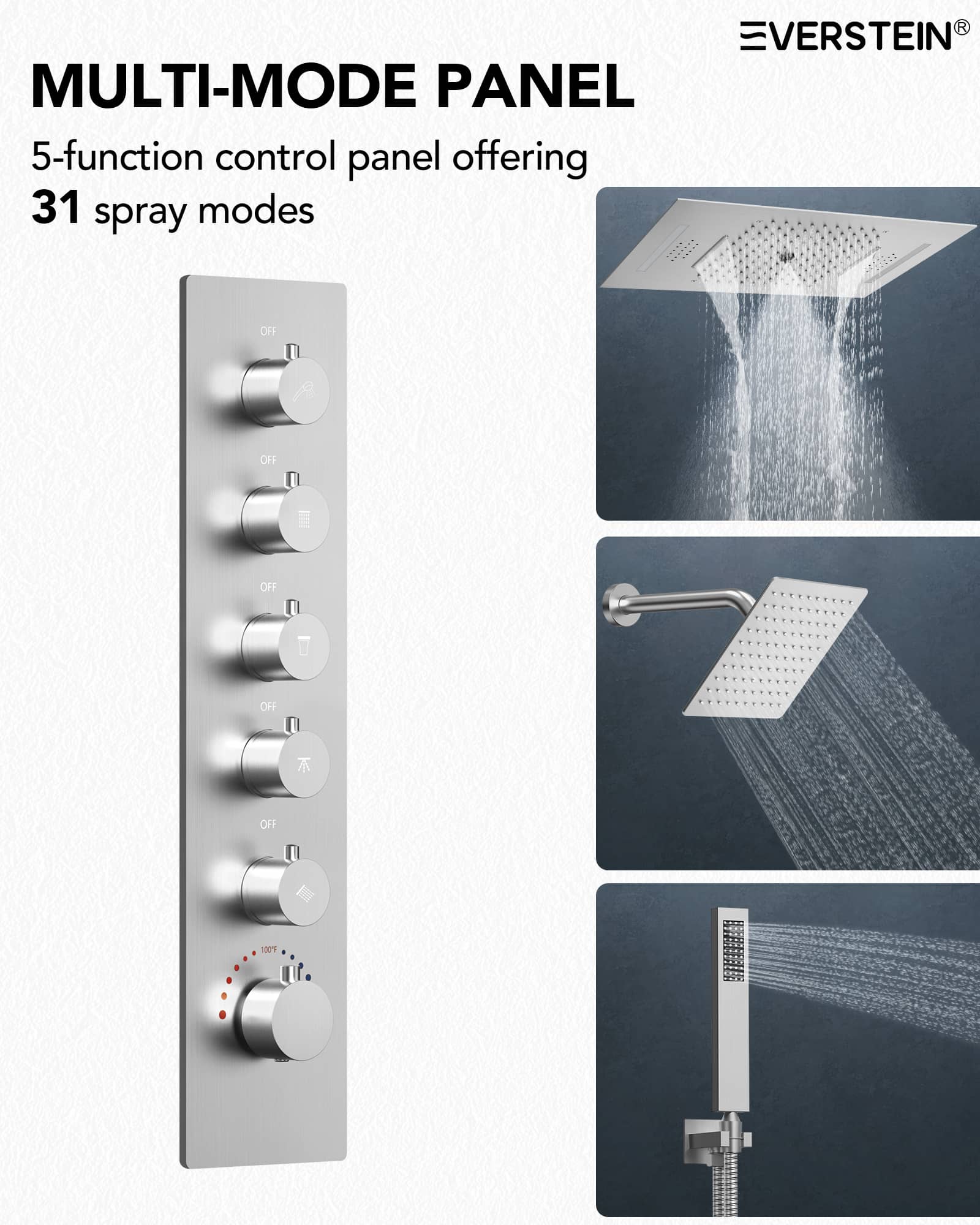 EVERSTEIN SFS-1051-NK Tub-Shower-Faucets - View #7