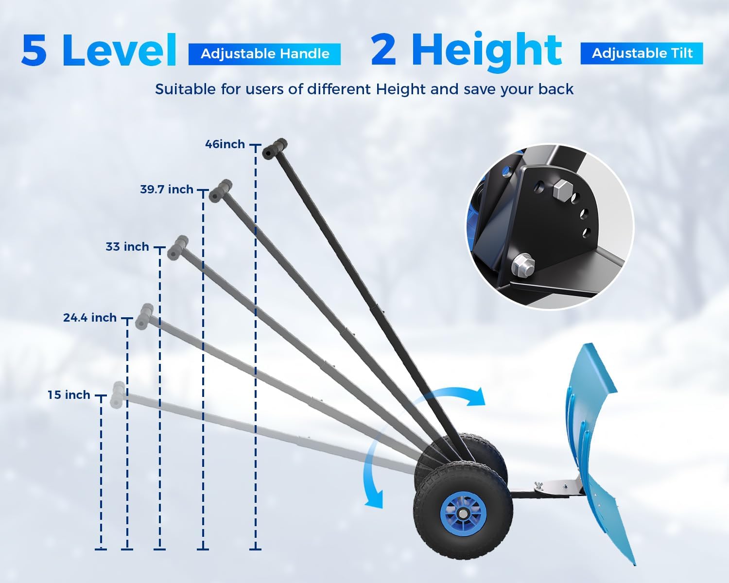 Garvee LYU01PPG-346A6ARR Snow-Shovels - View #3