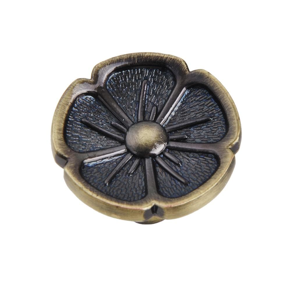 Utopia Alley HW331PLAB021-5 HW331XXX 1-1/5-in Antique Brass Mushroom Classic Cabinet Knob
