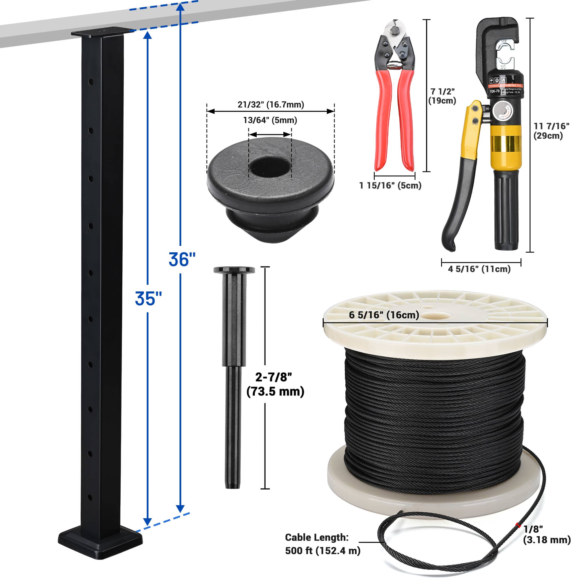 Yescom 25CRP-LX8-SET-06-LO Deck-Tools-Accessories - View #9