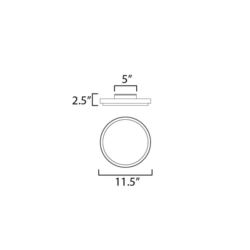 Maxim Lighting 57312WT flushmounts - View #2