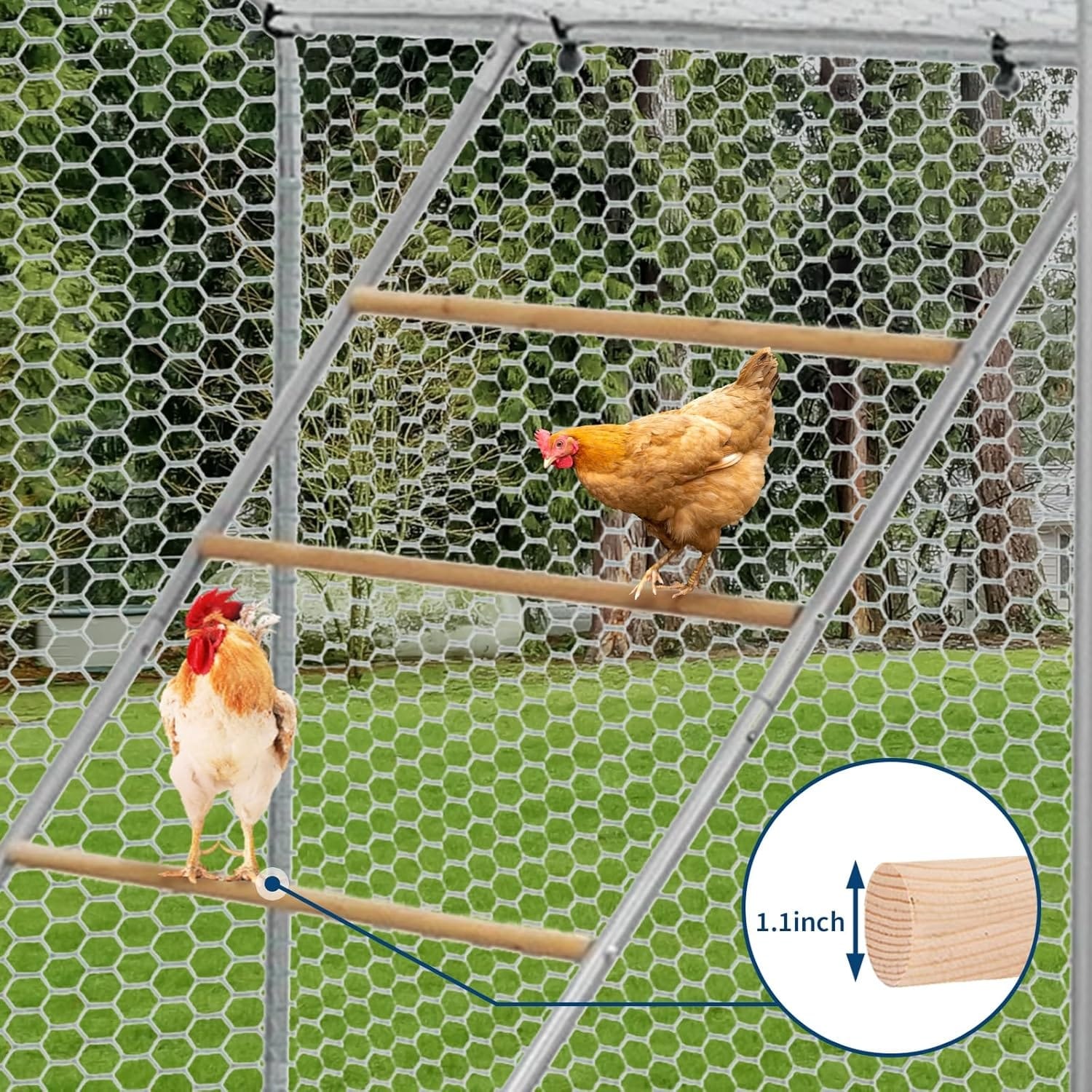 GarveeLife LMYJW-5792 Chicken-Coops-Rabbit-Hutches - View #3