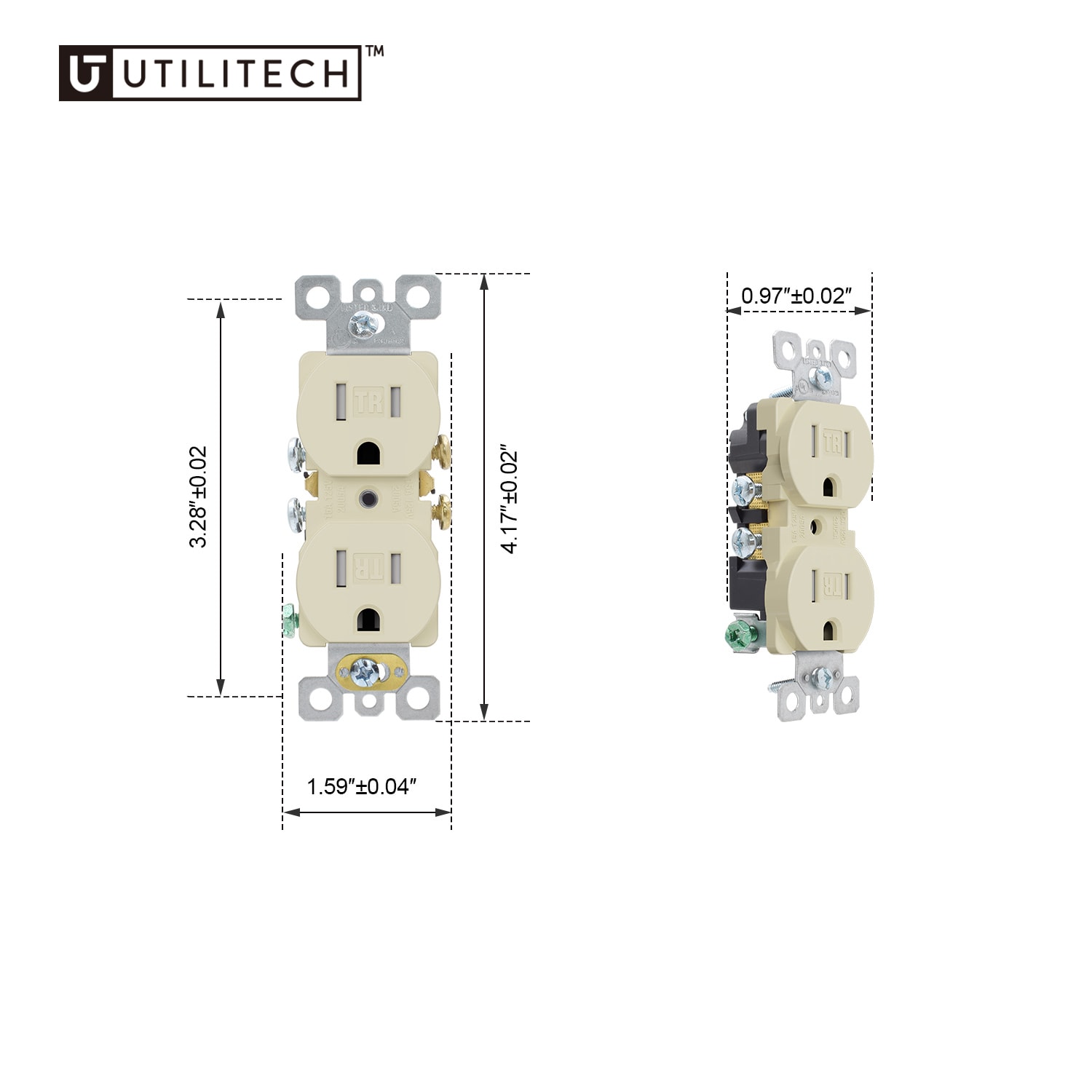 Utilitech 2005A-LA10 receptacles - View #3