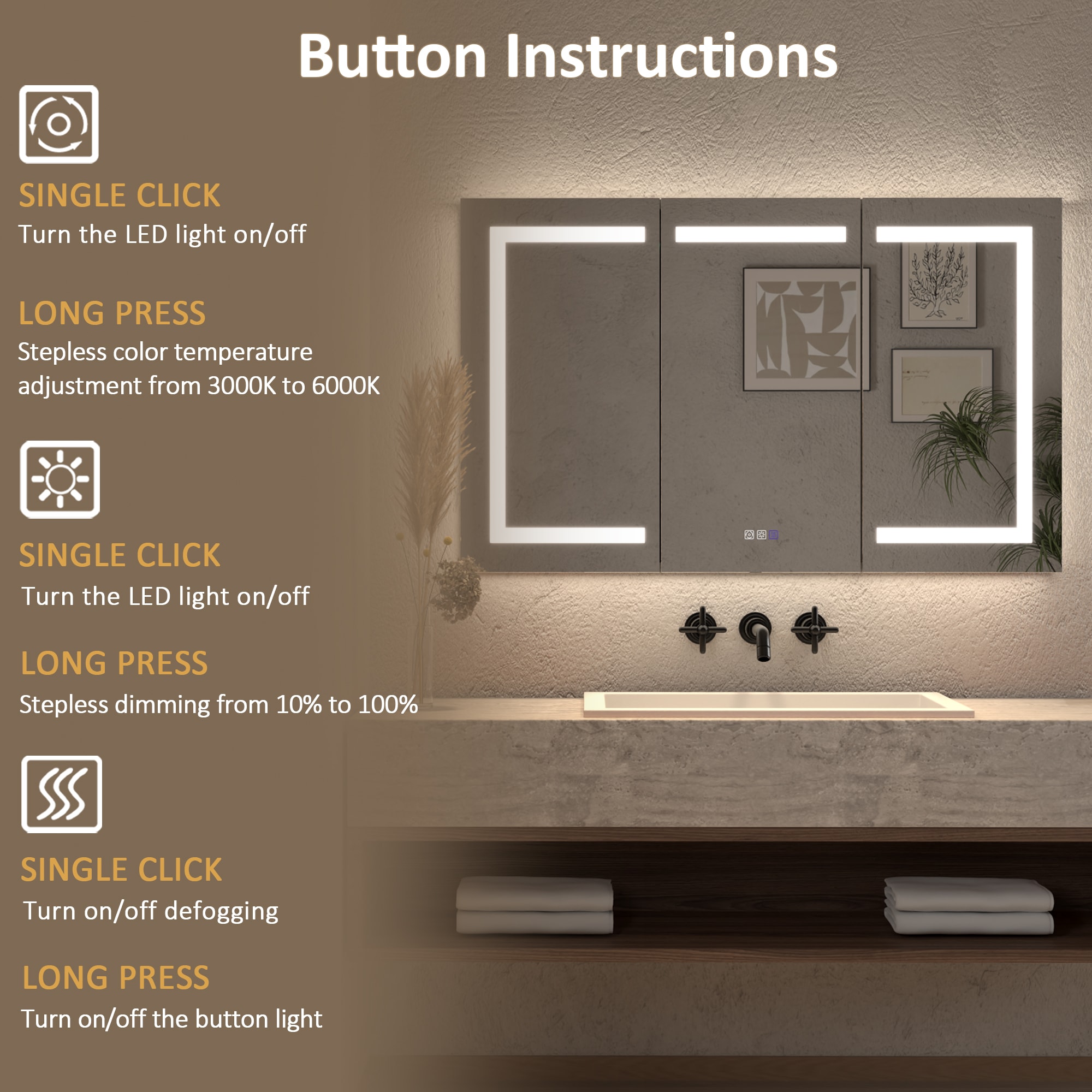 ExBrite DIBC3030RDL Bathroom-Medicine-Cabinets - View #4