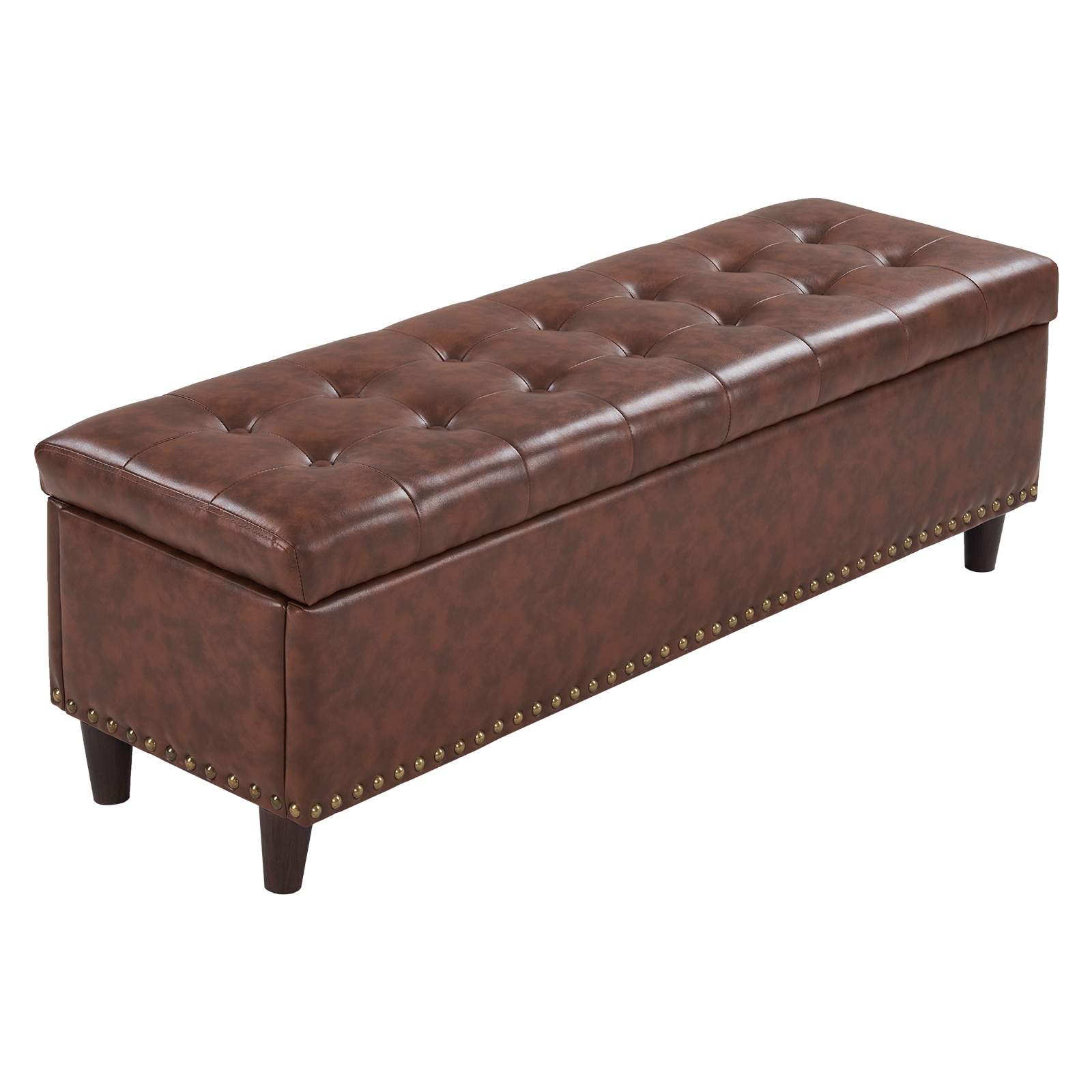 Winado L1G52003490 Modern Brown Storage Ottoman