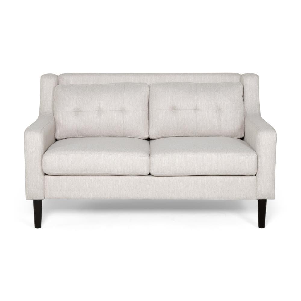 Best Selling Home Decor 312358 Galen 58.00-in Modern Beige and dark brown 2 -seater Loveseat